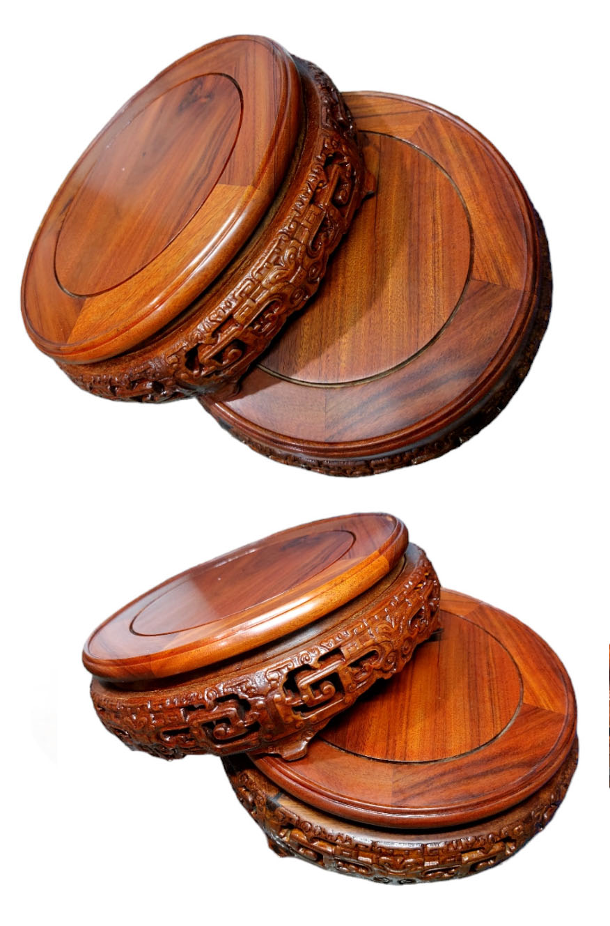 กี๋หรือฐานไม้สไตล์จีน--BPT046--