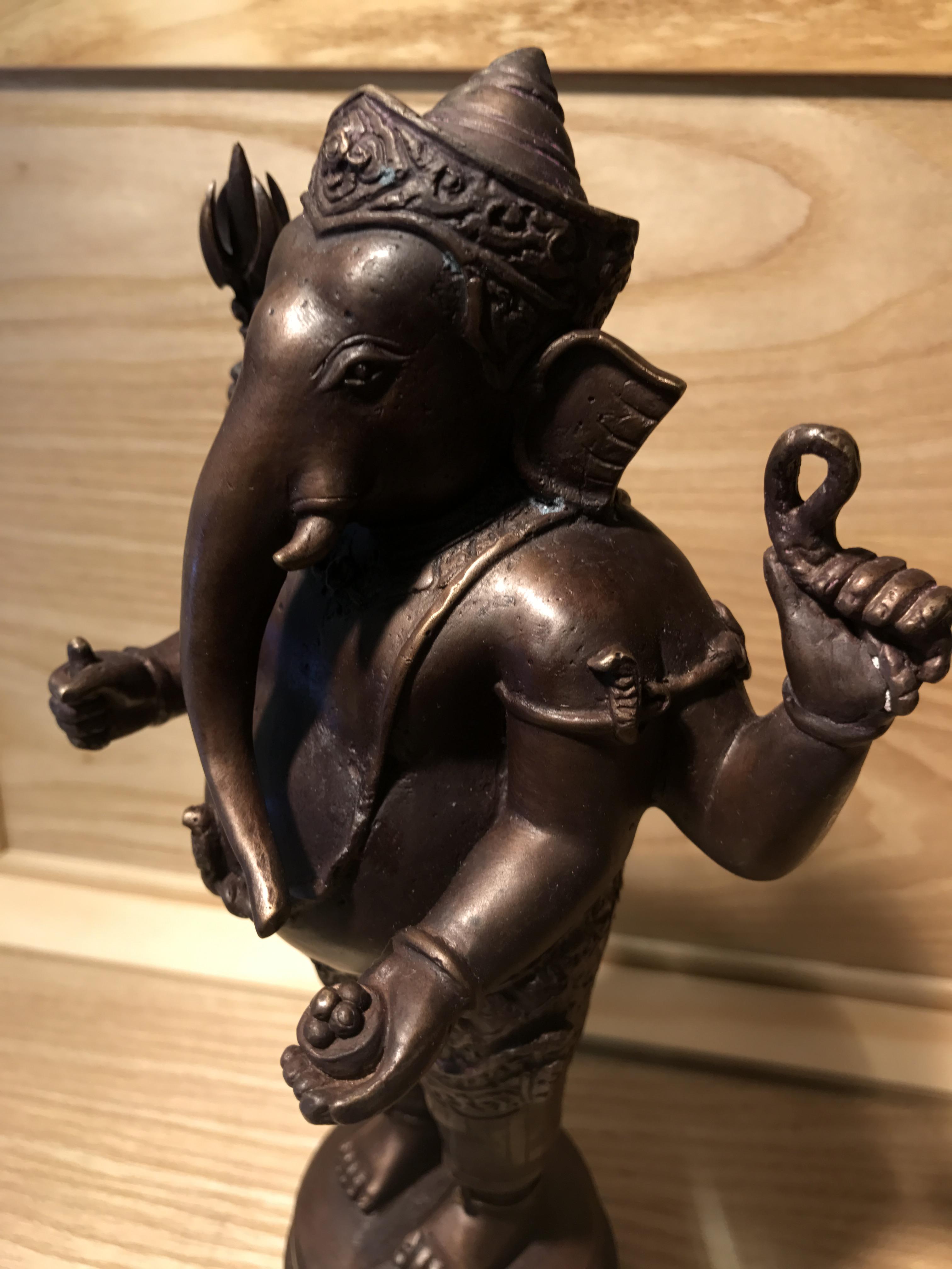 พระพิฆเนศ รุ่นครบรอบ100 ปี กรมศิลปากร ปี2556 ขนาดบูชา ปางประทานพร(องค์ยืน)สูง 10 นิ้วครึ่ง No.1469