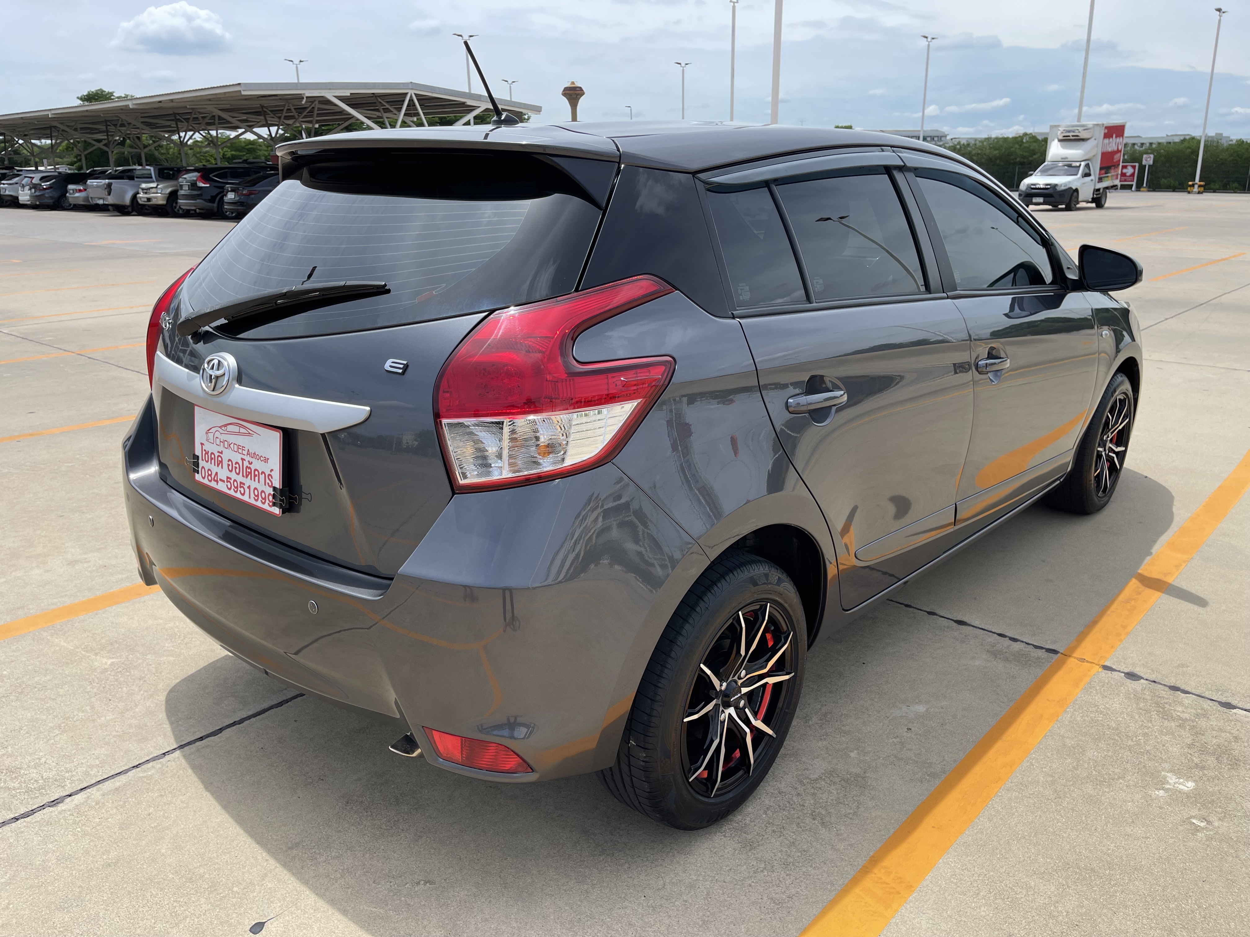 Toyota Yaris 1.2 E At 2014 เทาดำ