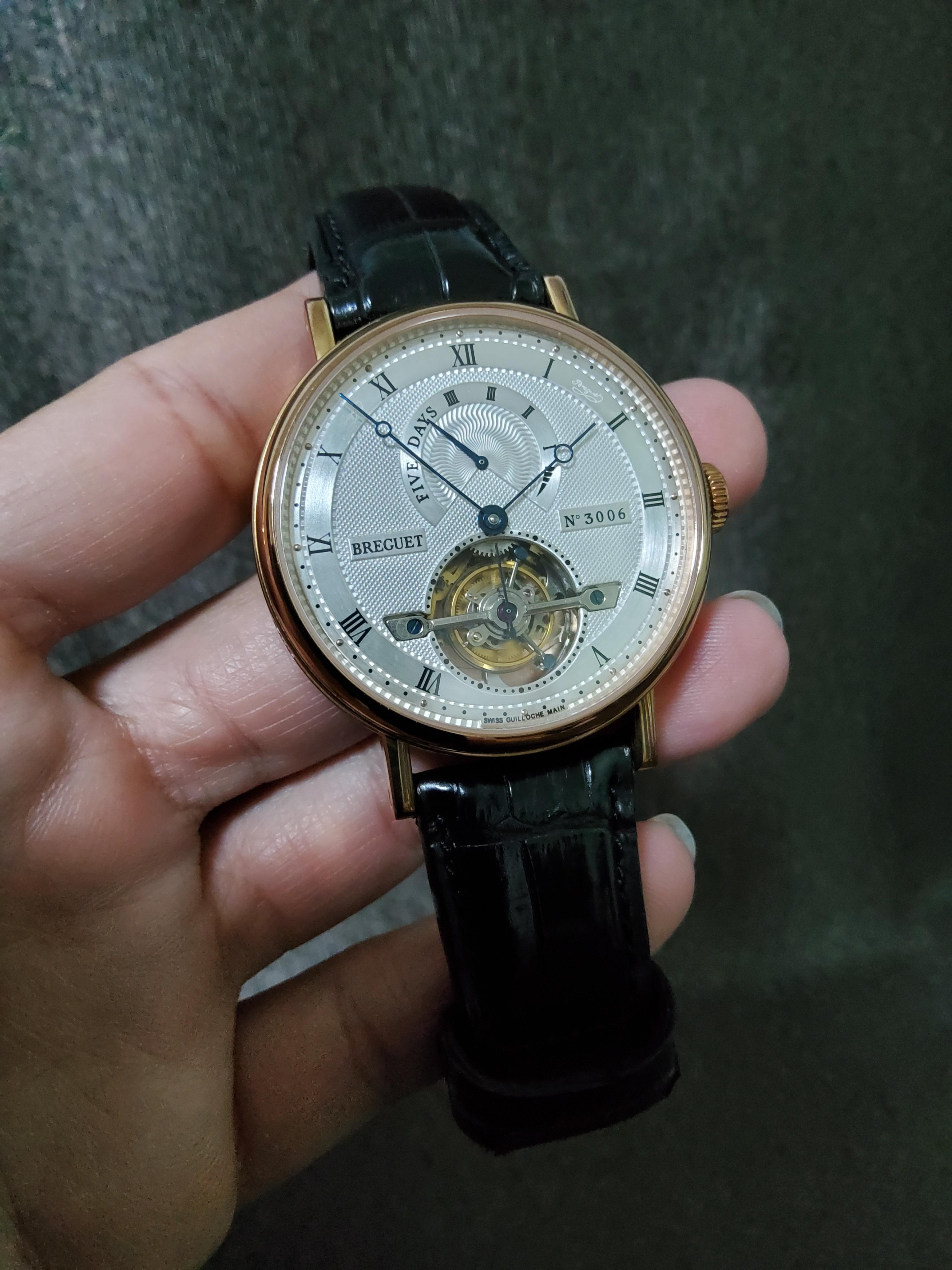 USED BREGUET TOURBILLION กลไกโคลนเหมือนแท้