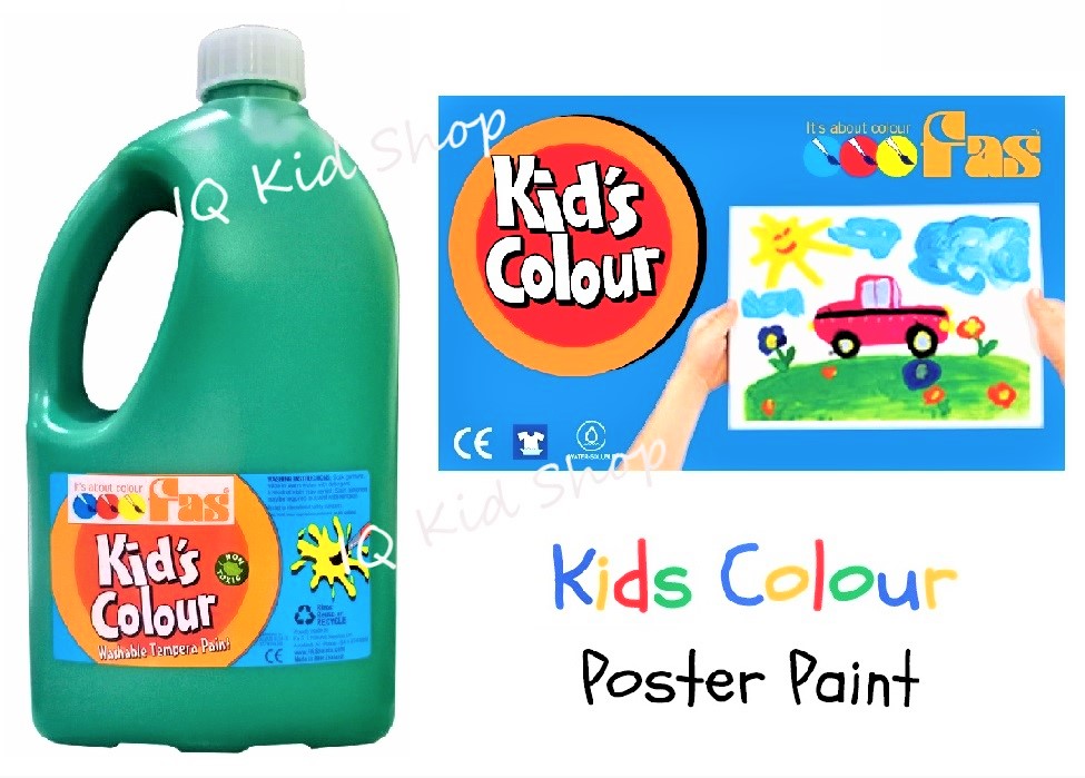 สี FAS Kid's Color ขวด 2 ลิตร (สีโปสเตอร์)