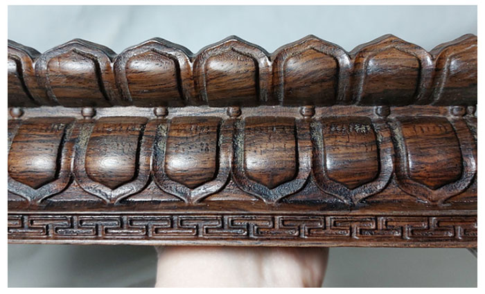 กี๋ ฐานบัว ฐานพระ สไตล์จีน สี่เหลี่ยมจัตุรัส ท๊อป19cm