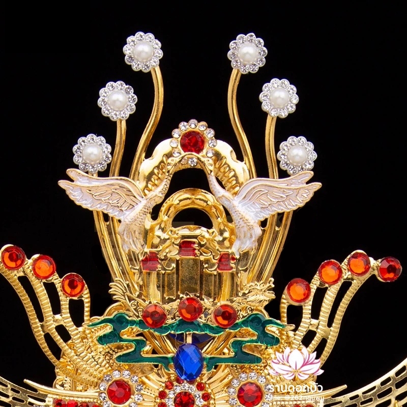 หมวกเทพเจ้าฝ่ายหญิง หมวกเทพนารี หมวกเทวนารี หมวกพระโพธิสัตว์กวนอิม หมวกพระจีน หมวกกิมซิ้น