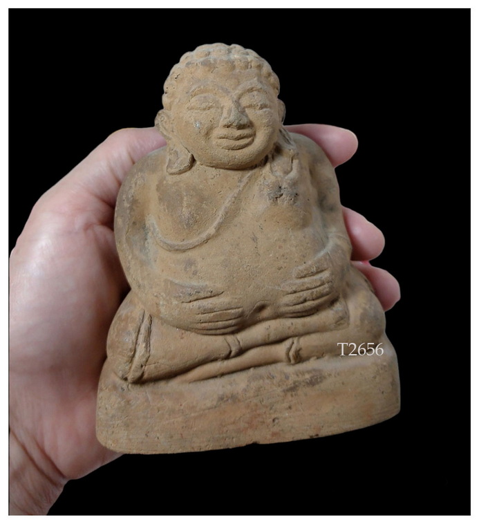 พระสังกัจจายน์เก่า อยุธยาปลายๆ-BPT2656-