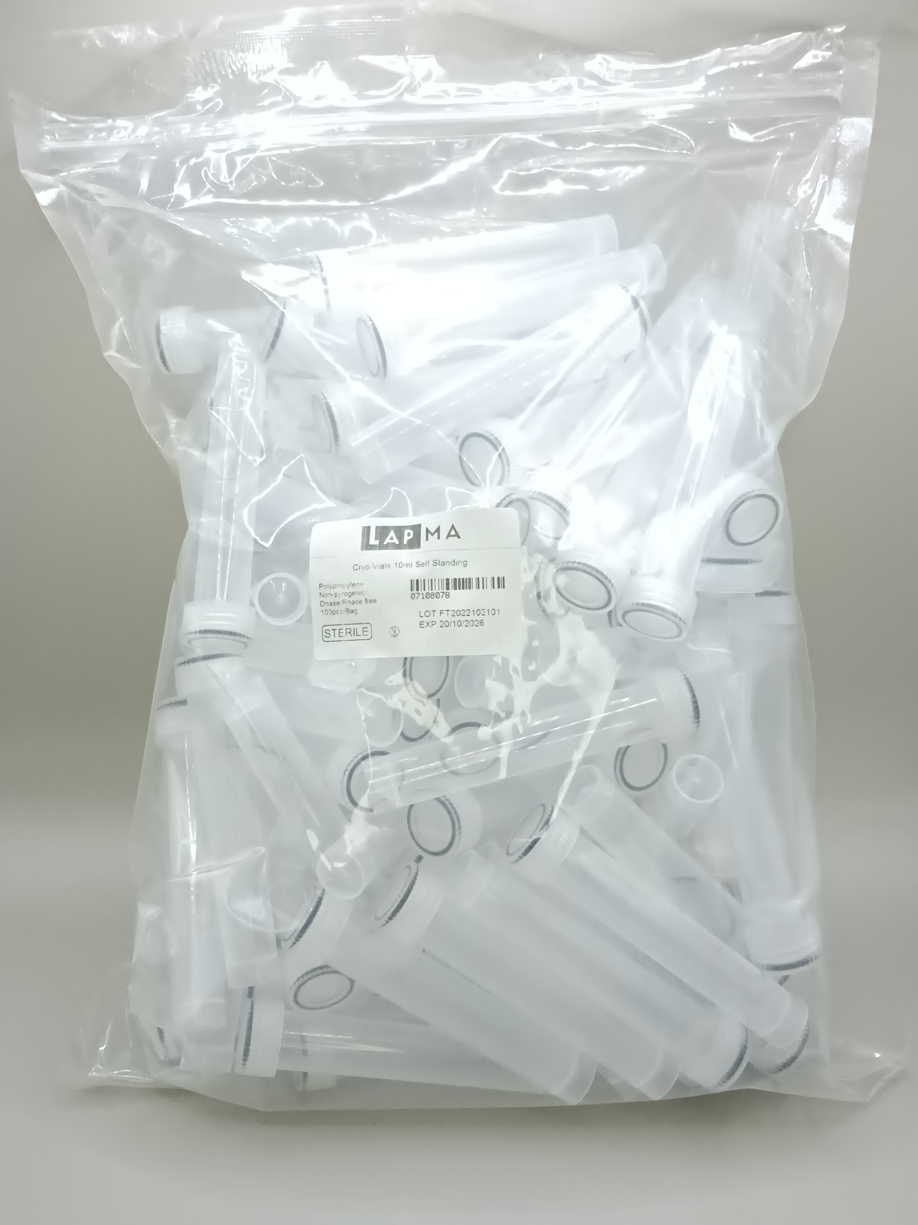 Cryotube Screw cap 0.5,2,5,10 ml ,( Free-standing ,Conical ) , steriled ,Can Frozen - 80 ํC, หลอดเก็บตัวอย่างฝาเกลียว มีสเกล, สามารถแช่แข็งได้ 80 องศา