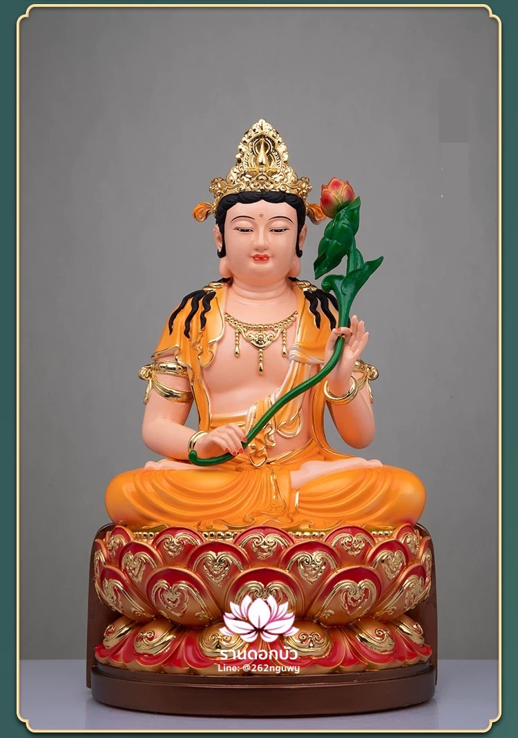 อัษฏมหาโพธิสัตว์ พระโพธิสัตว์แปดพระองค์ งานเรซิ่นคุณภาพสูง ขนาด 16 นิ้ว