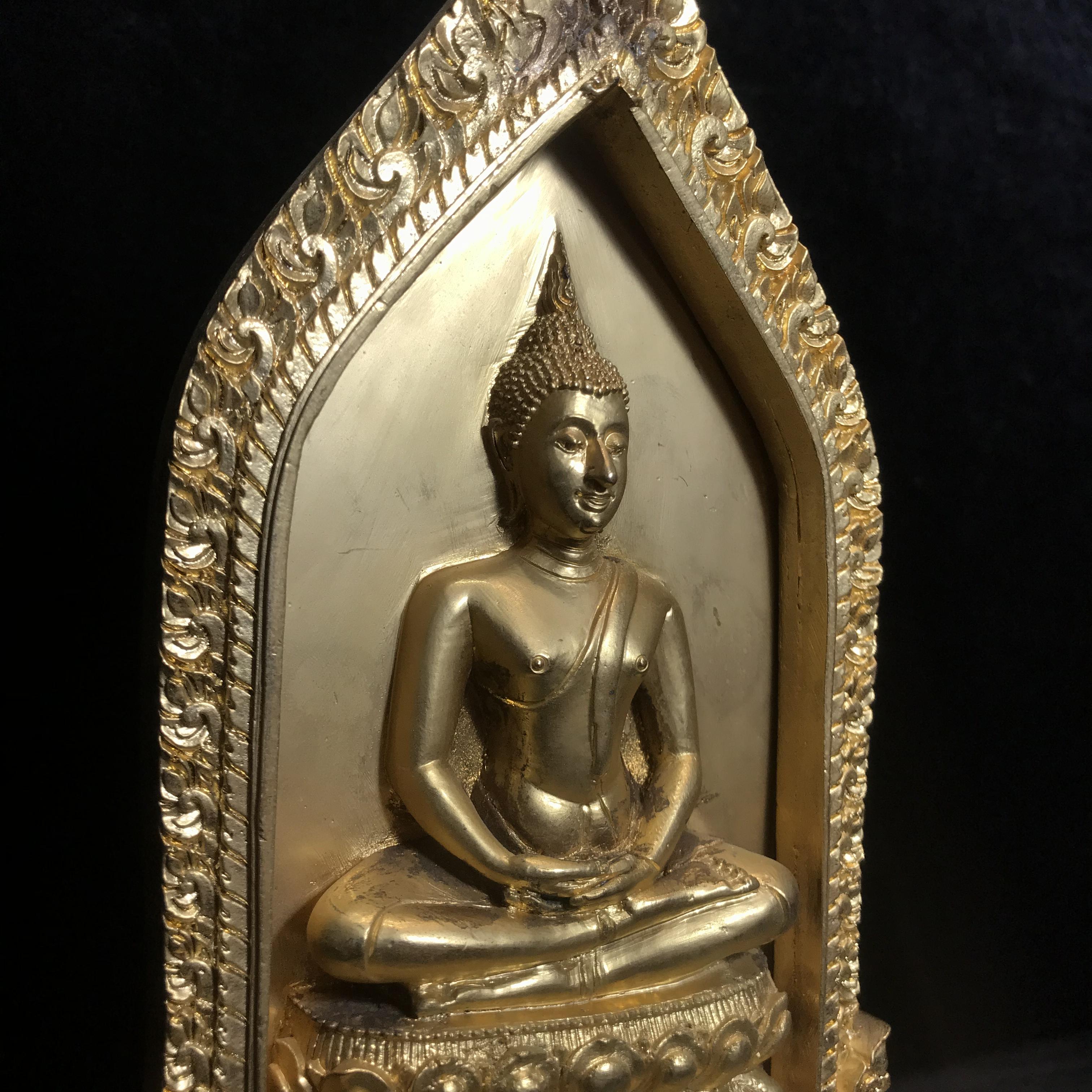 พระบูชาสมเด็จศิริราชร้อยปี(พระคะแนน) หลัง ภปร. ปี2531 ในหลวงรัชกาลที่9พระราชทานผงจิตรลดา(พระดี พิธีใหญ่ ปีลึก เจตนาบริสุทธิ์ สุดยอดมวลสาร)(องค์กรรมการ กะไหล่ทอง หายาก)