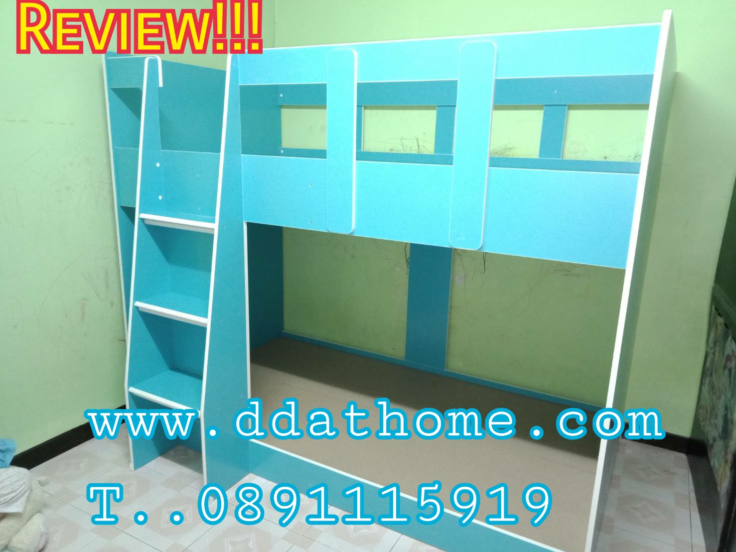 เตียงไม้2ชั้น ขนาด3.5ฟุต