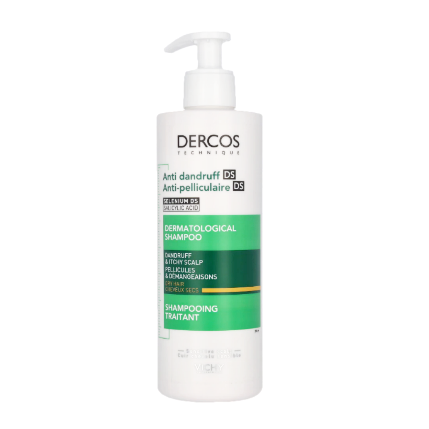 Loreal Vichy Dercos Anti-Dandruff shampoo-normal to oily 390 ml.