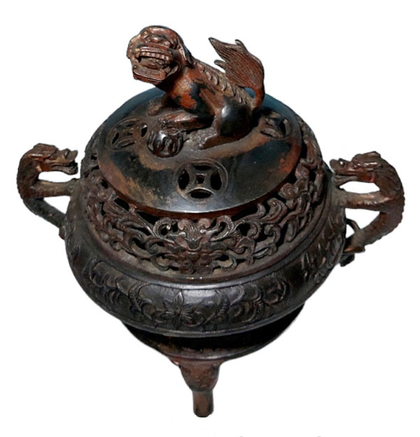 เตากำยาน กระถางธูป ของแต่งบ้านสไตล์จีน--BPT2957--