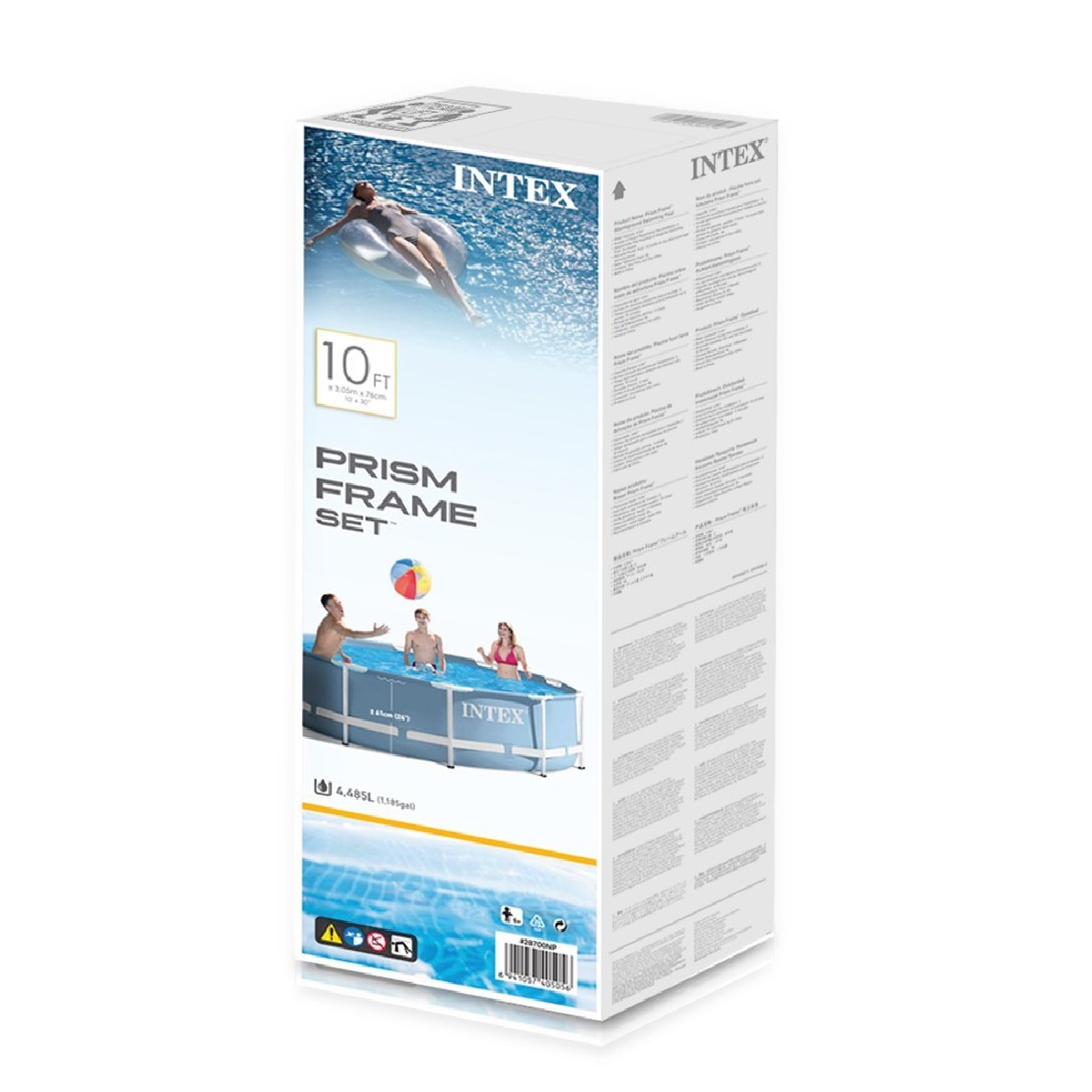 สระน้ำสำเร็จรูป สระน้ำขนาดใหญ่ Intex Prism Frame Pool สระน้ำรุ่นใหม่!! ขนาด 12 ฟุต สีฟ้า รุ่น 28710