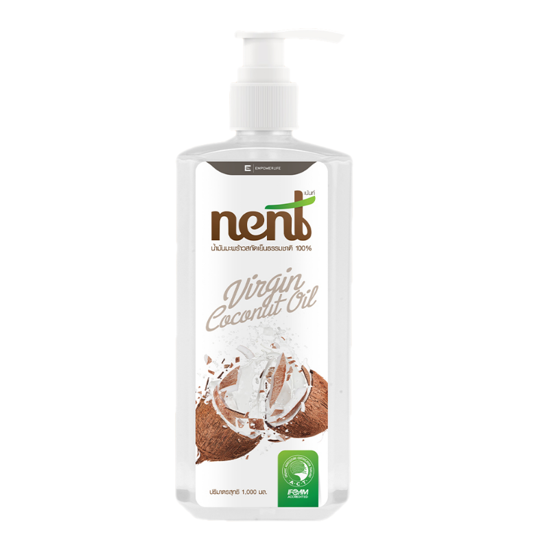 Nent น้ำมันมะพร้าวสกัดเย็น 1000 ml.