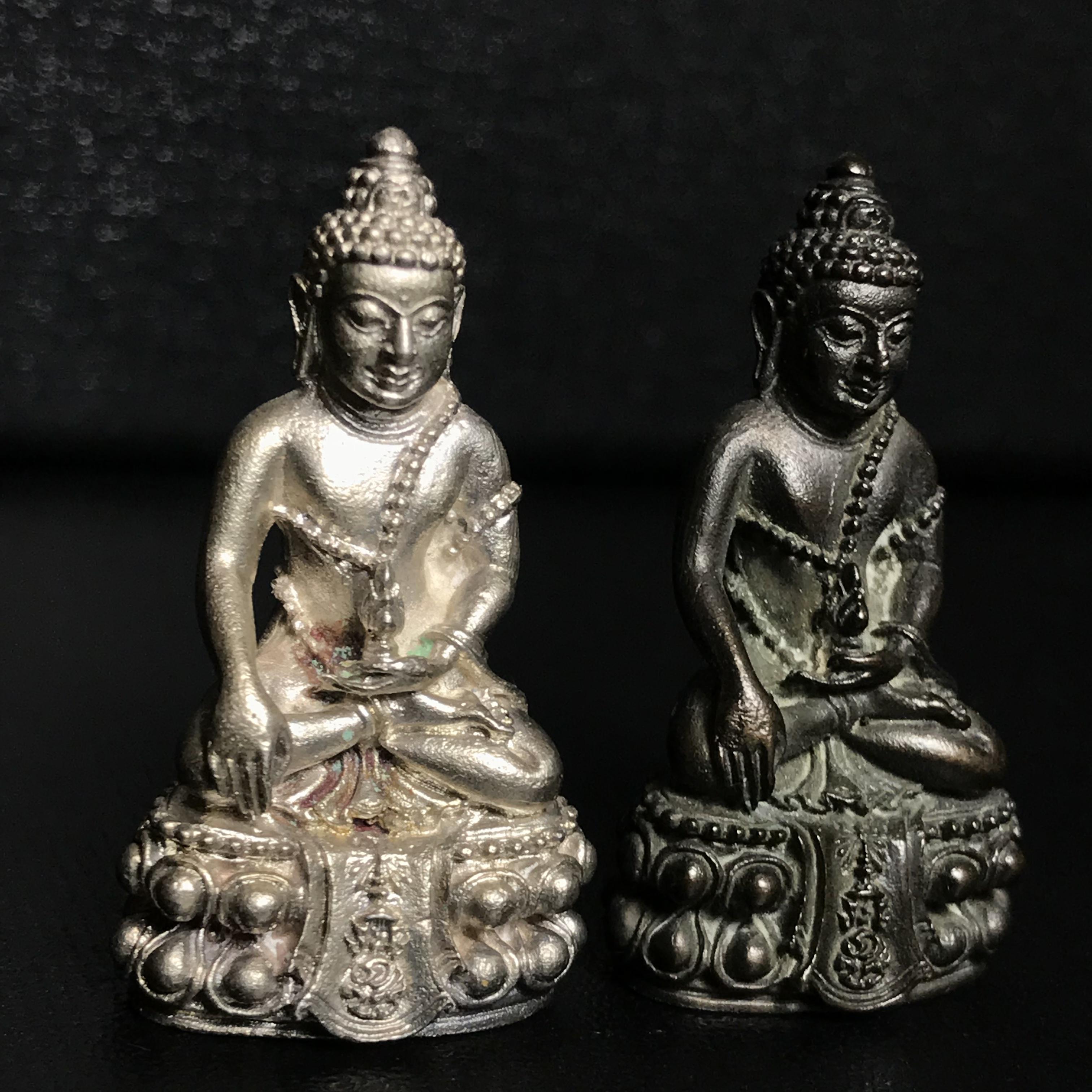 พระกริ่งศิรากาศ(คุ้มเกล้าฯ) ภปร. รพ.ภูมิพล ปี2522 เนื้อเงิน+เนื้อนวโลหะ (ในหลวงรัชกาลที่9เสด็จเททอง)