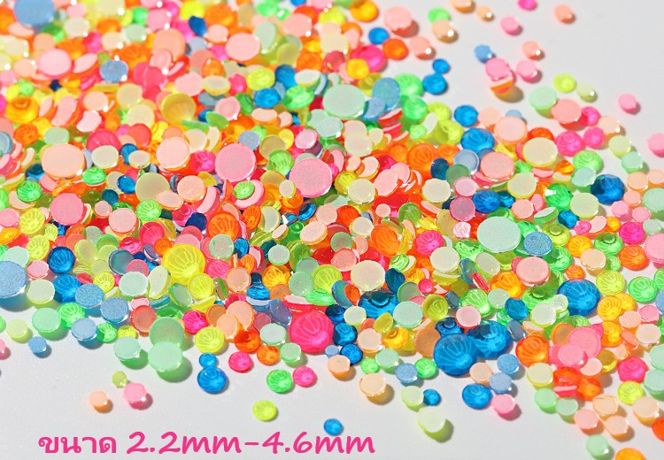 SKU-00463 เพชรสีนีออน (คละสี,คละไซส์)
