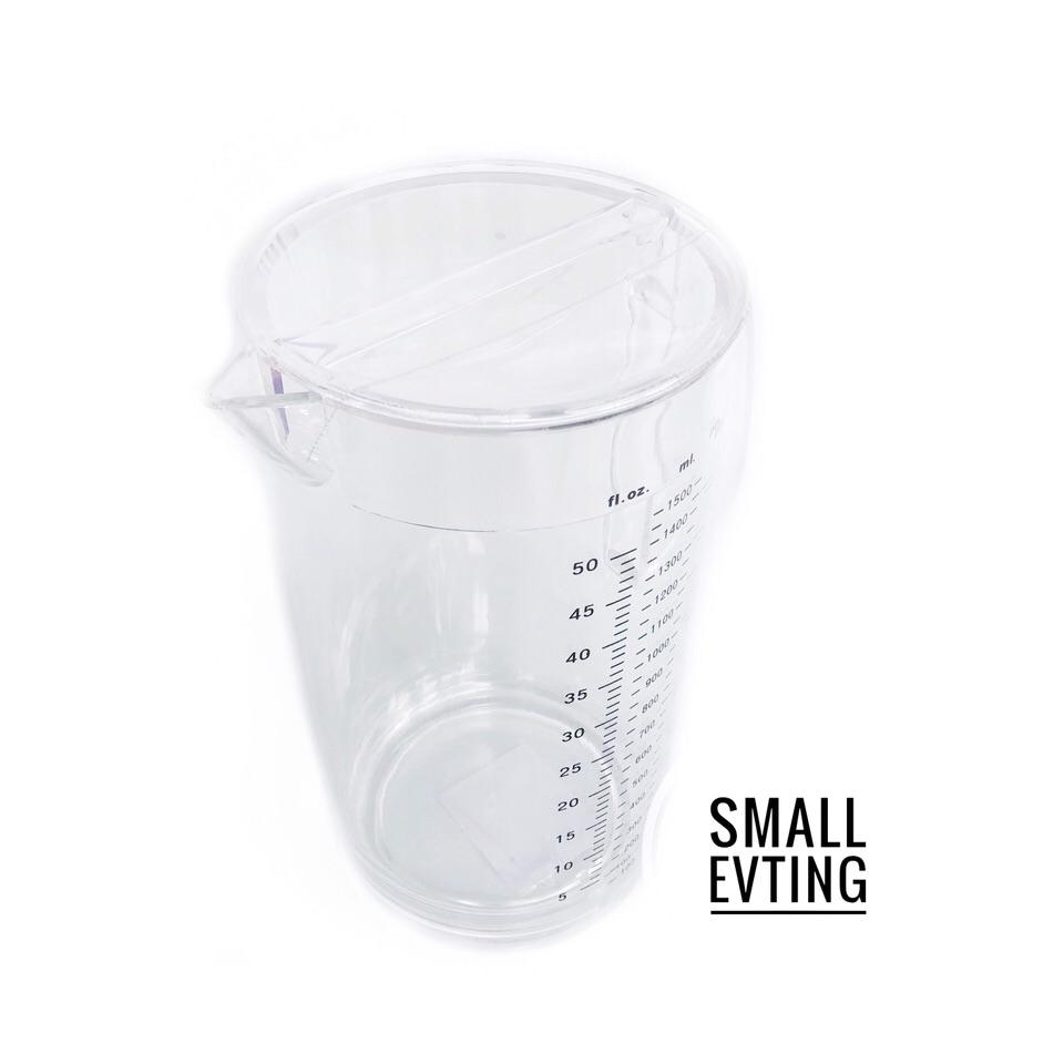 Small Evting เหยือก พลาสติก สีใส ความจุ 1850 มล. เหยือกใส่น้ำ เหยือกตวง ถ้วยตวง รุ่น PN411 จำนวน 1 ใบ เหยือกน้ำ เหยือกใส่น้ำ