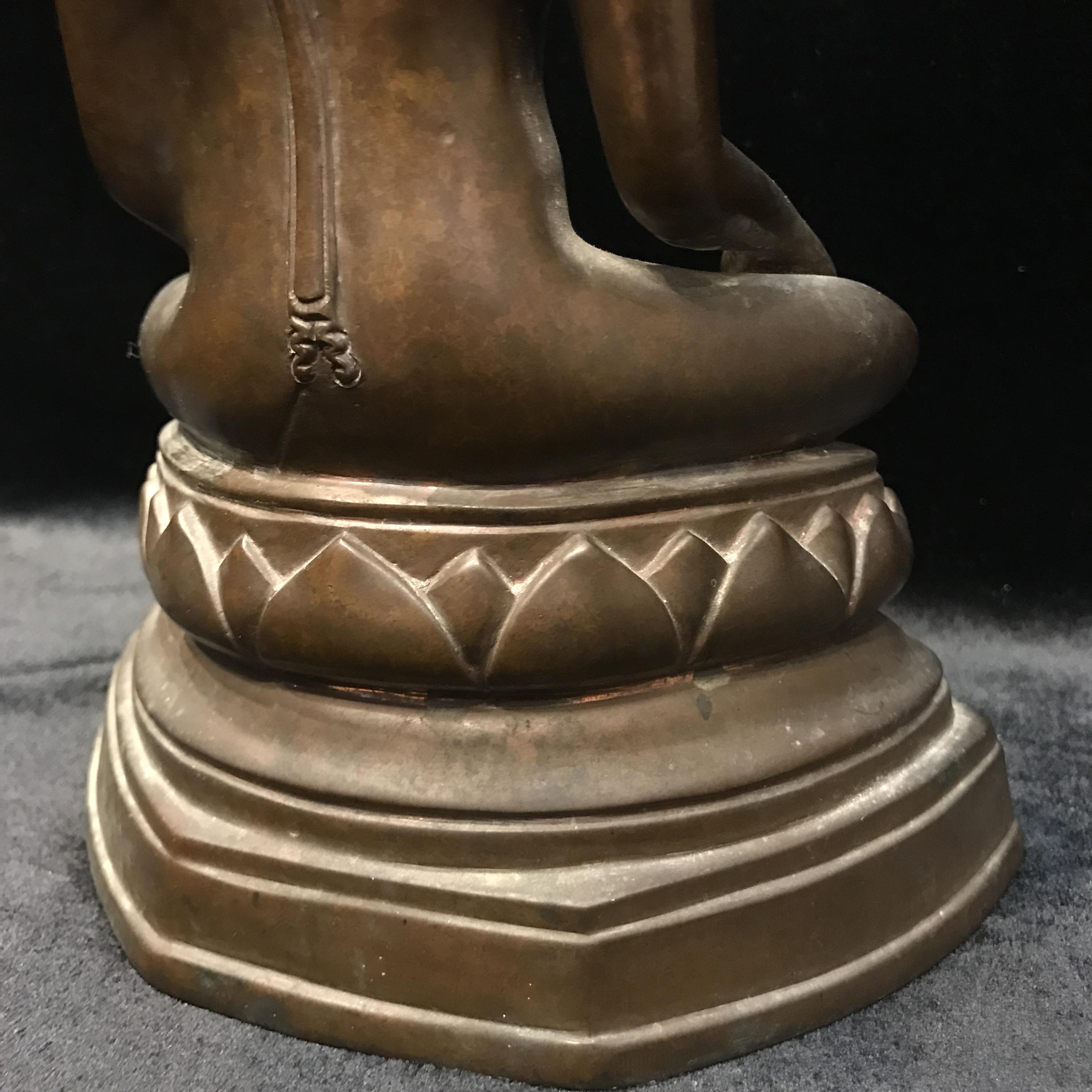 พระพุทธรูปบูชาวชิรมงกุฏ(อักษรย่อ จอุ)วัดมกุฏกษัตริยาราม ปี2511 หน้าตัก 5นิ้ว