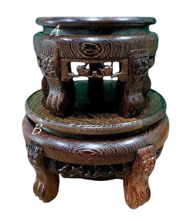 ฐานหรือกี๋ไม้สไตล์จีน -BPT599-