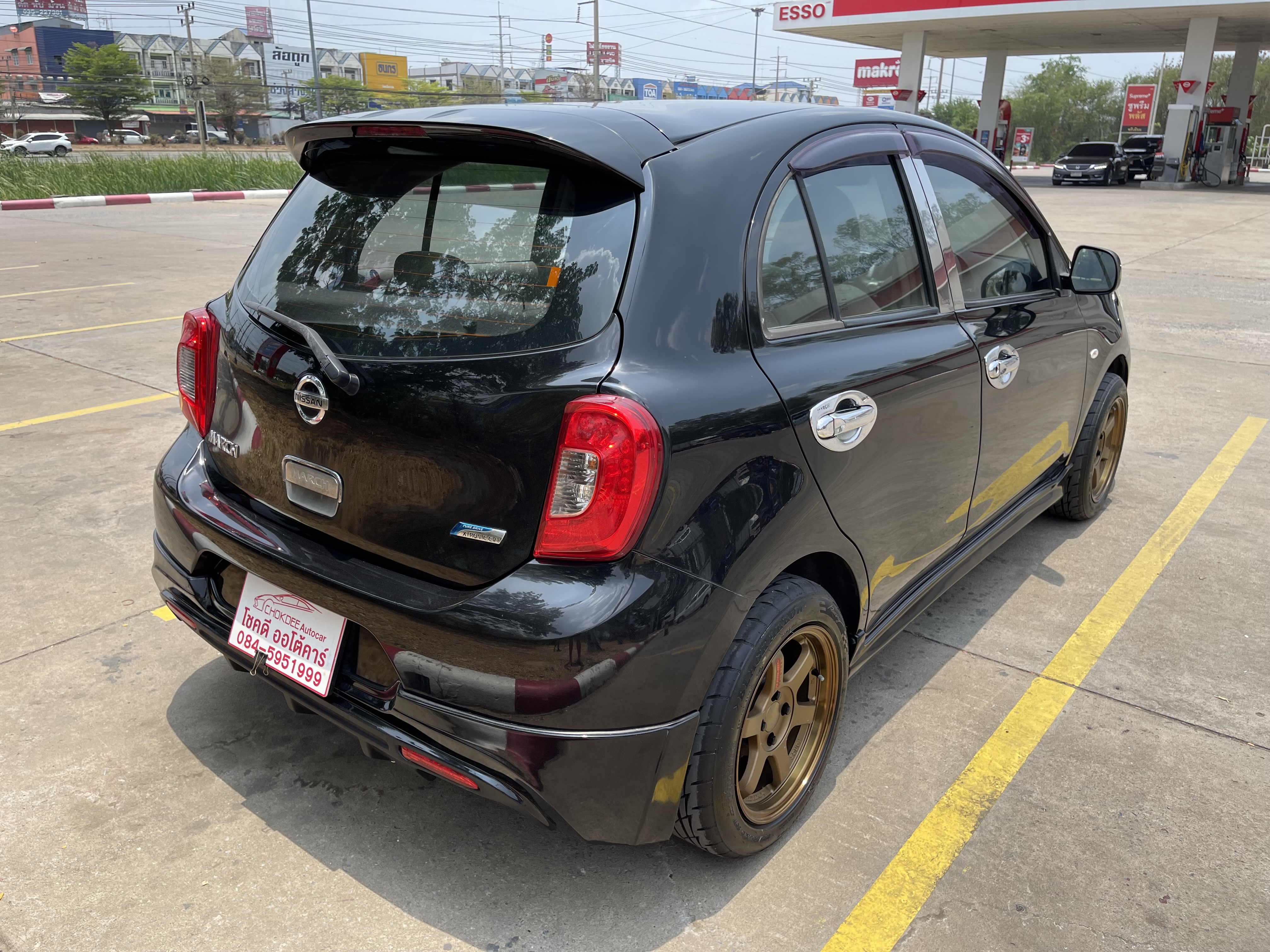 Nissan March 1.2 V At 2013 ดำ