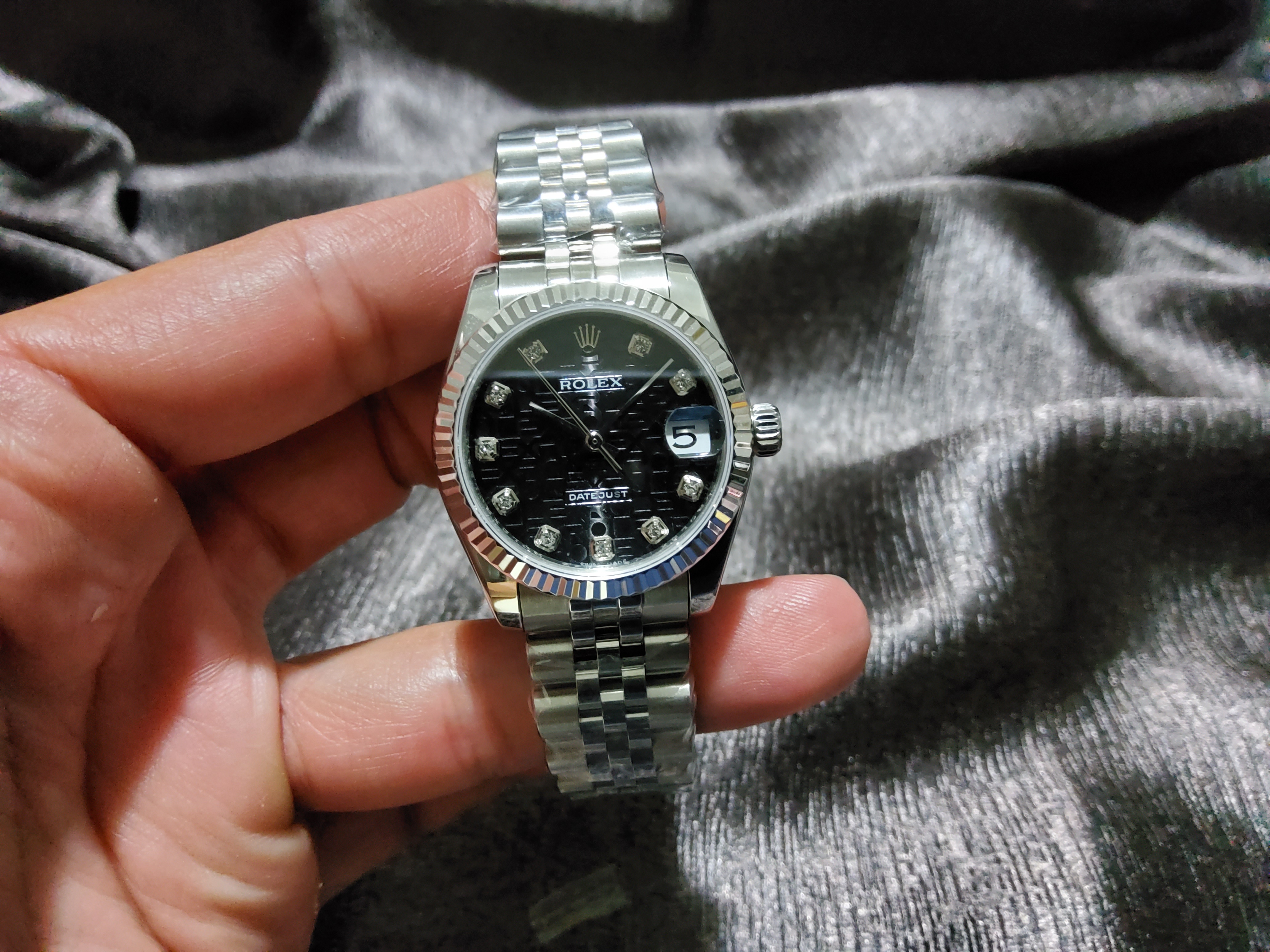 PRE-ORDER ROLEX OYSTER DATEJUST (31MM.) กลไกโคลน ROLEX 3035