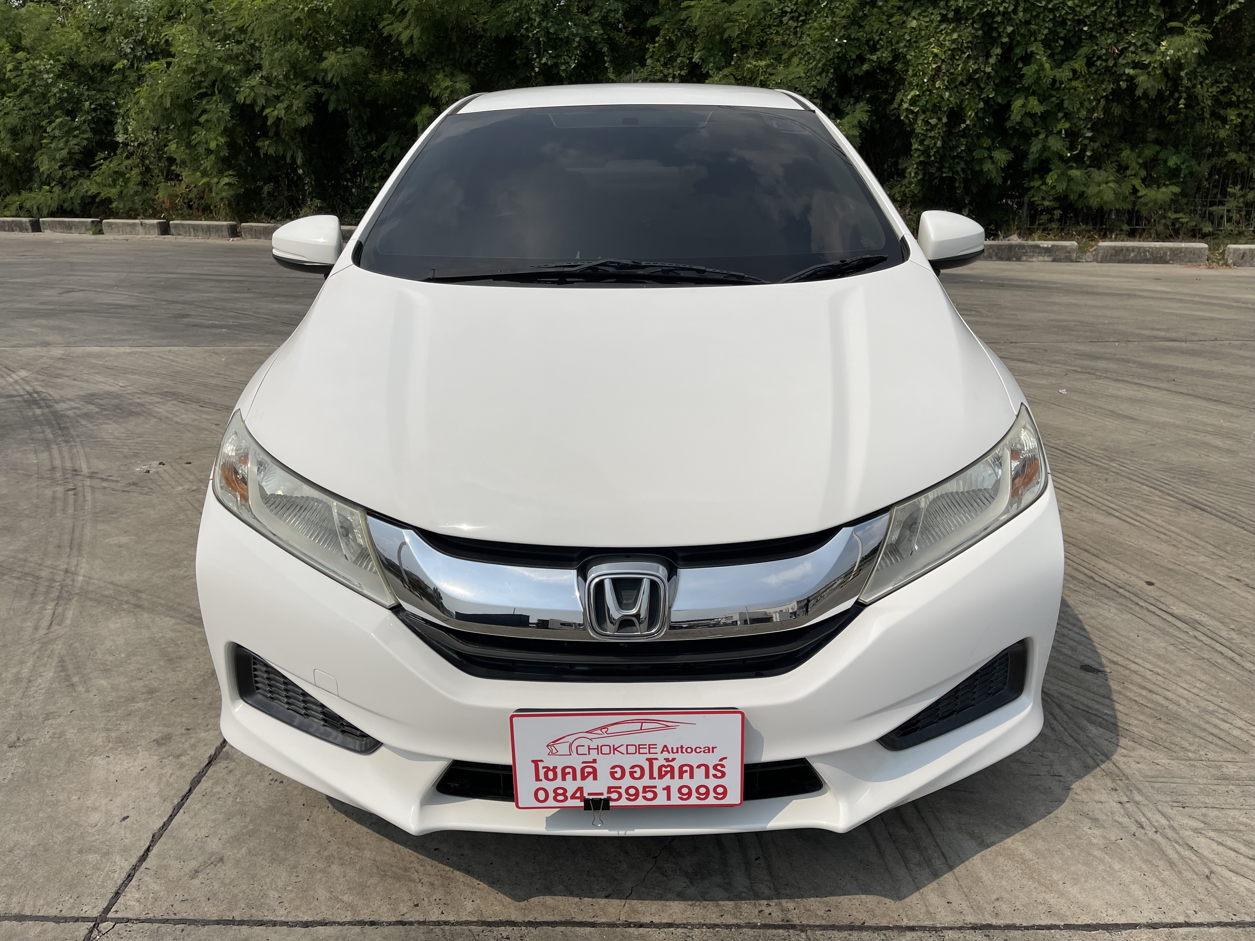 Honda City 1.5 V At 2014 ขาว