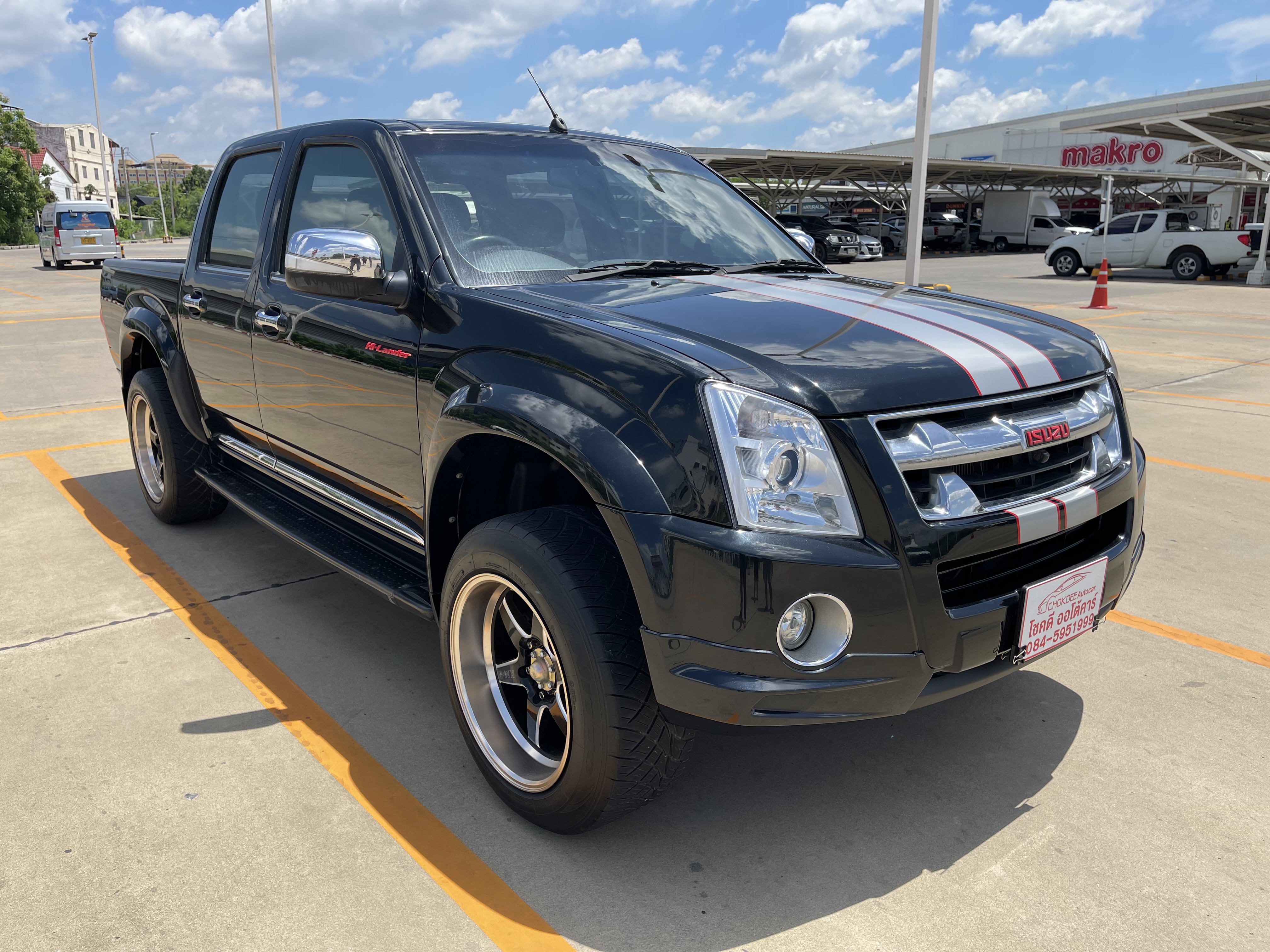 Isuzu Dmax 4ประตู Hlander 2.5 Abs X-Series Navi 2011 ดำ