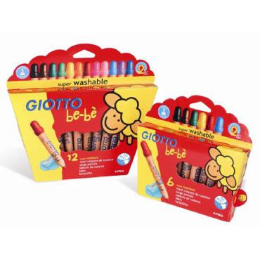 ดินสอสีไม้จัมโบ้ 6 สี GIOTTO BE-BE