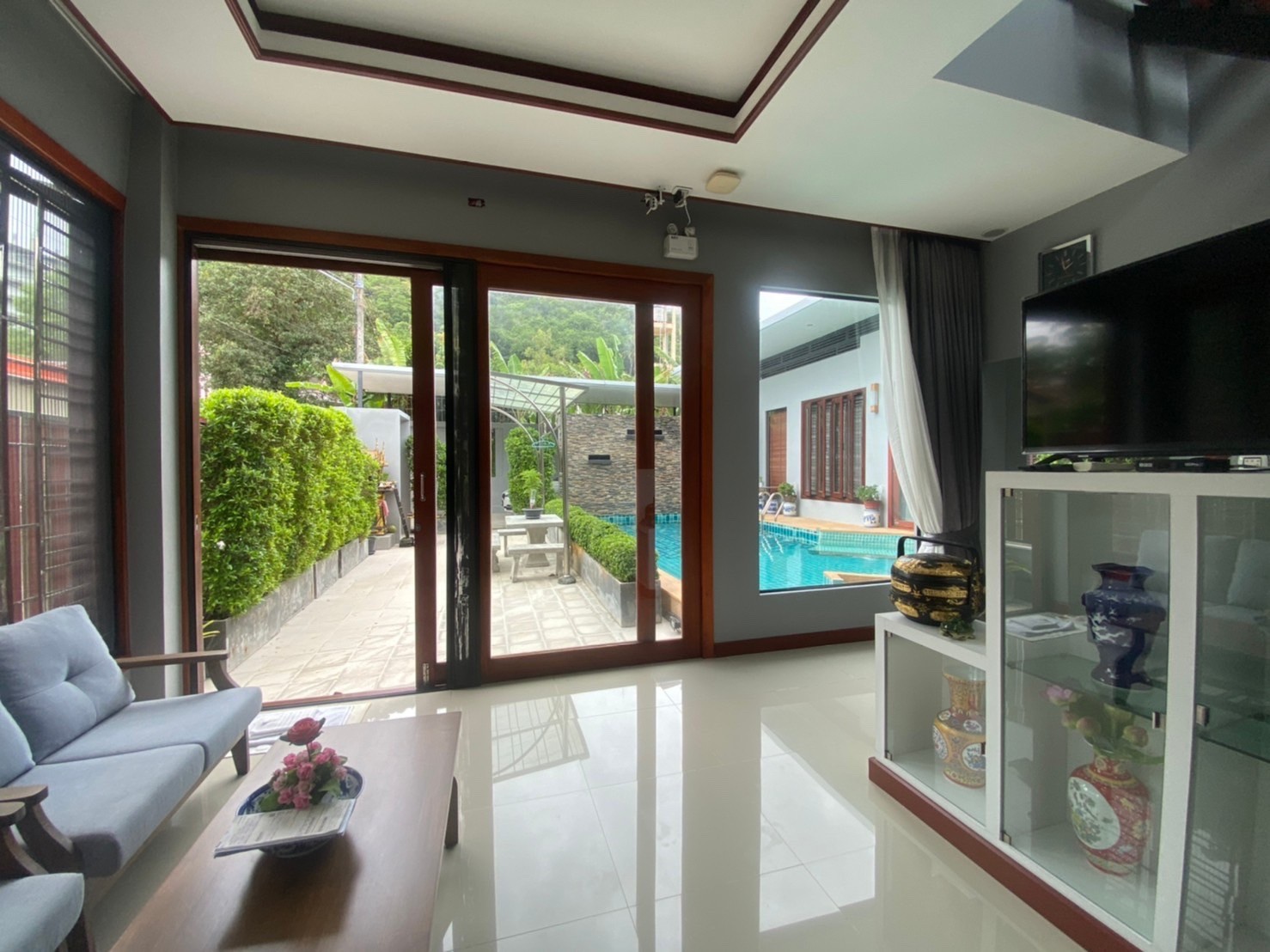 For Rent : Phuket Town, Private Pool Villa @Soi Suksanti 4, 3 bedrooms 4 bathrooms