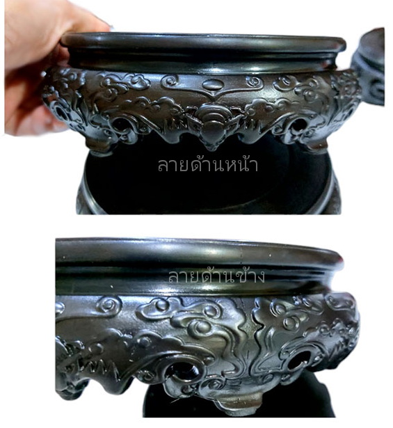 กี๋หรือฐานไม้สไตล์จีน ลาย5ค้างคาว