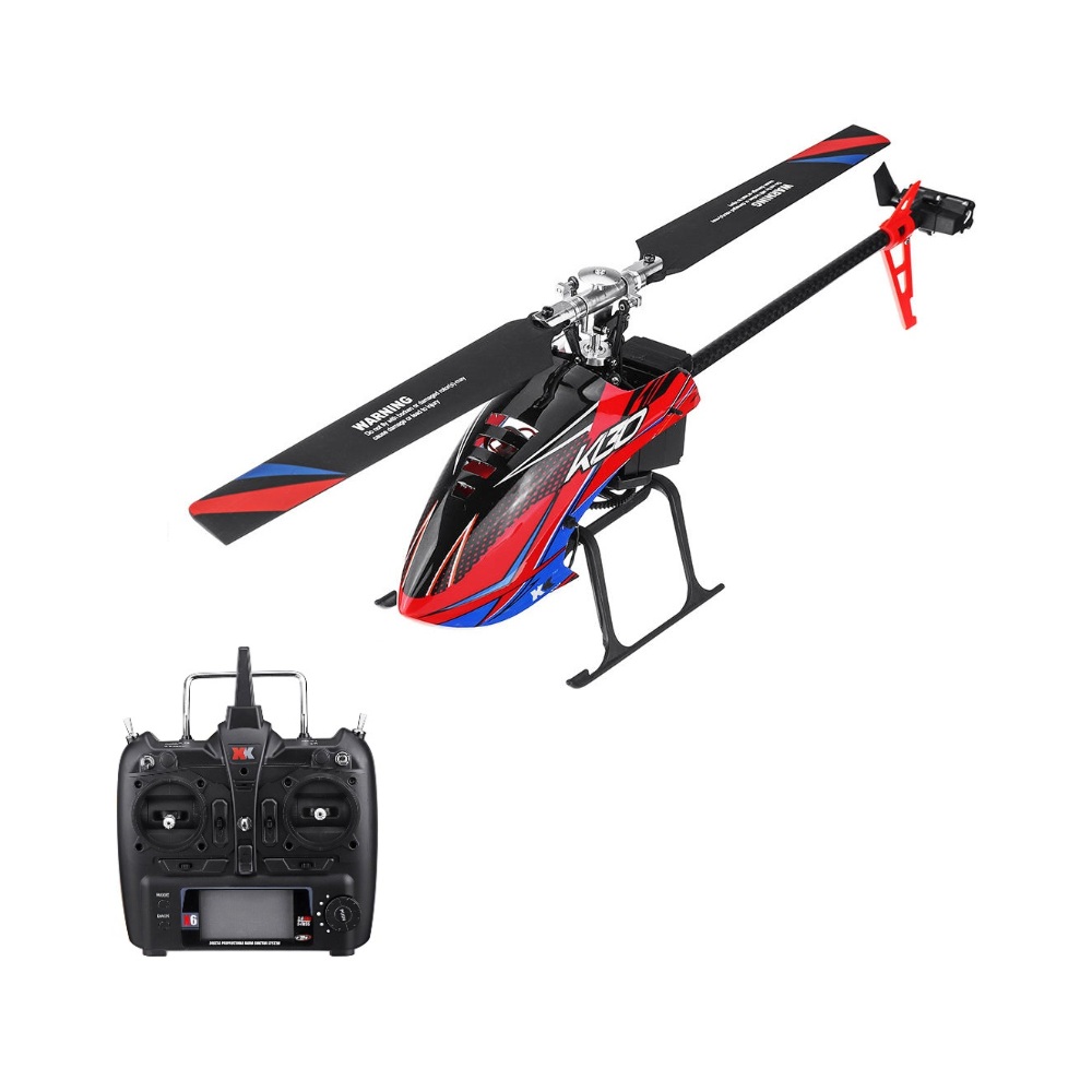เฮลิคอปเตอร์ XK K130 2.4G 6CH 3D6G ระบบ F Lybarless Brushless RC