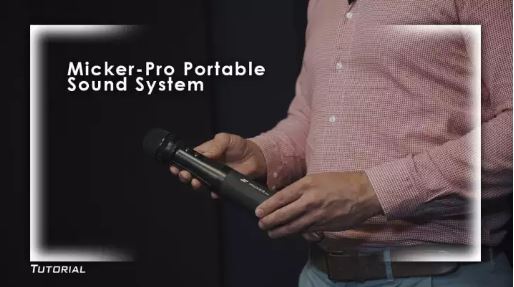 mickerpro ไมค์โครโฟนพกพา เอนกประสงค์ 10W