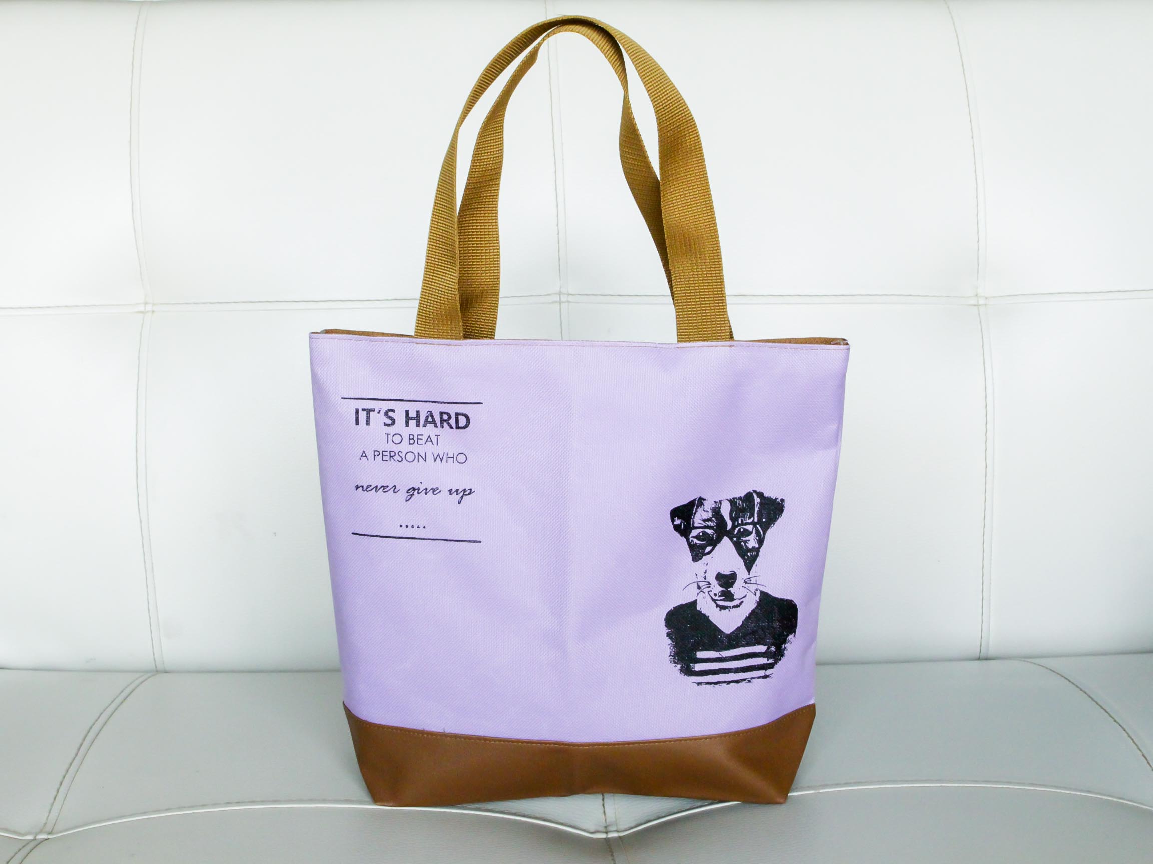 ของชำร่วยงานศพ กระเป๋าผ้าเนื้อหนา หูหิ้ว ซิปยาว ขยายก้นอยู่ทรง