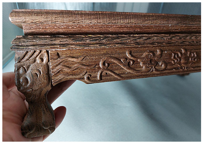 กี๋หรือฐานไม้ สี่เหลี่ยมผืนผ้า ท๊อป 17.5cmx29.5cm