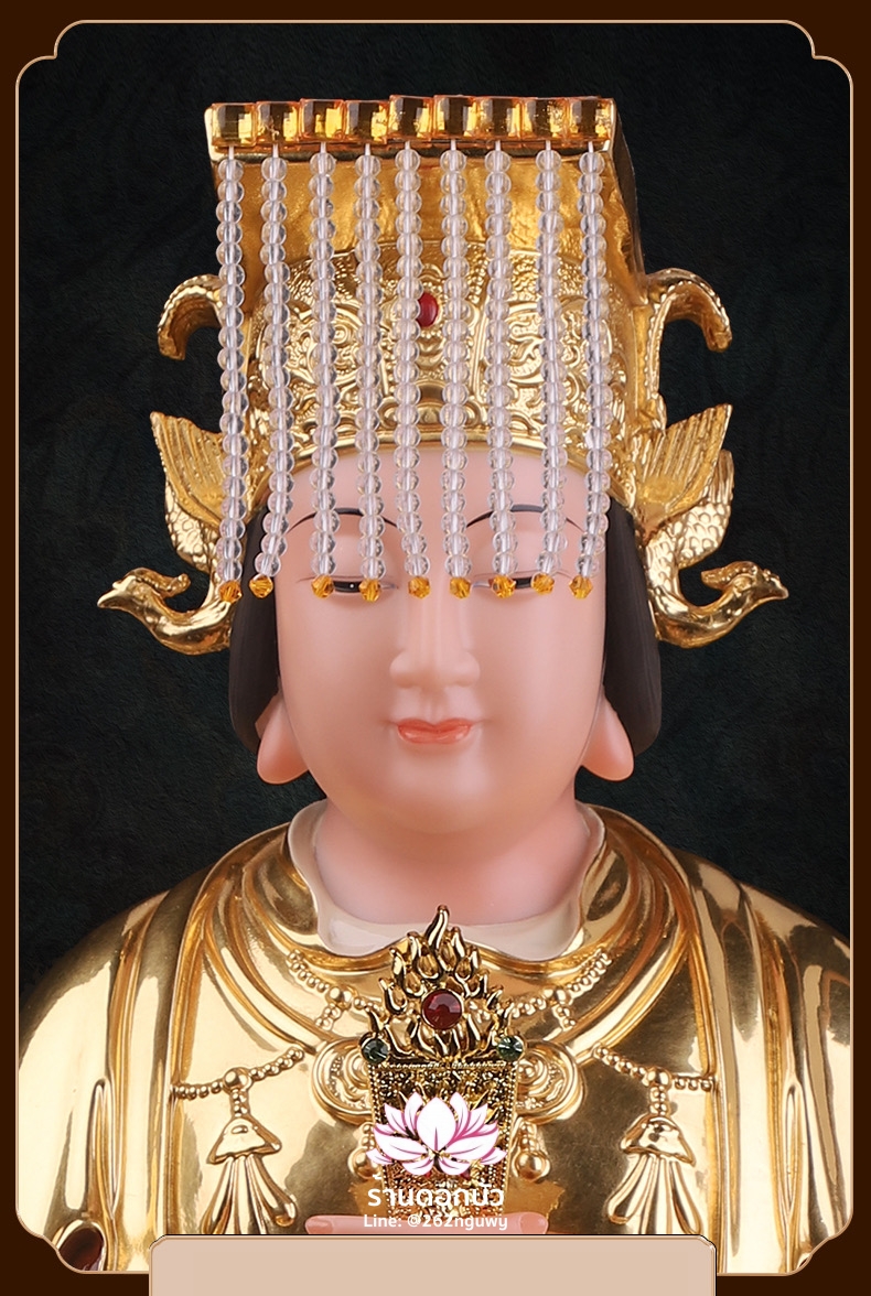 หม่าโจ้ว ม่าจ้อโป๋ เทียนส่งเซ่งโบ้ เทียนโหวเซี่ยบ้อ งานหินอ่อนคุณภาพสูง ขนาด 12/16/19/26 นิ้ว