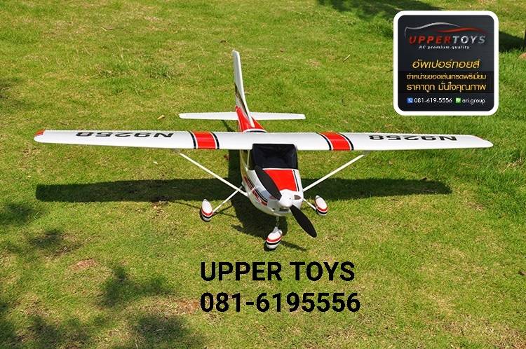 เครื่องบิน N9258 Cessna 182 ปีกบนขนาด 140 Cm. (ลำใหญ่ ปีกเมตรครึ่ง) +รีโมท 6 ช่อง พร้อมบิน RTF