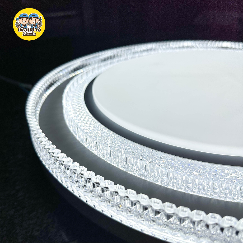 HIET 4501 โคมซาลาเปา โคมไฟเพดาน 36w 70w โคมไฟ LED โคมเพดาน เปลี่ยนแสงได้ 3แสง