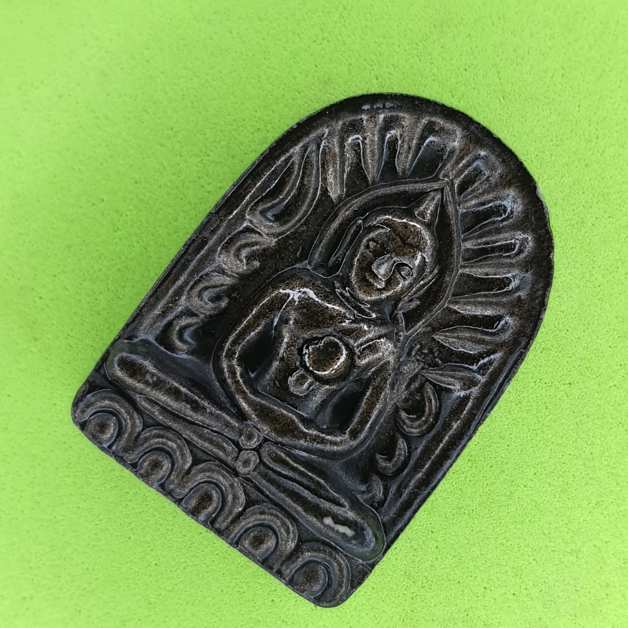 พระเครื่อง พระซุ้มกอ สีดำทำเก่า รุ่น มหาอำนาจวาสนา พระซุ้มกอแท้ พระแท้ พระเครื่องพระซุ้มกอ พระซุ้มกอเนื้อผง พระซุ้มกอกำแพงเพชร พระซุ้มกอพิมพ์กลาง