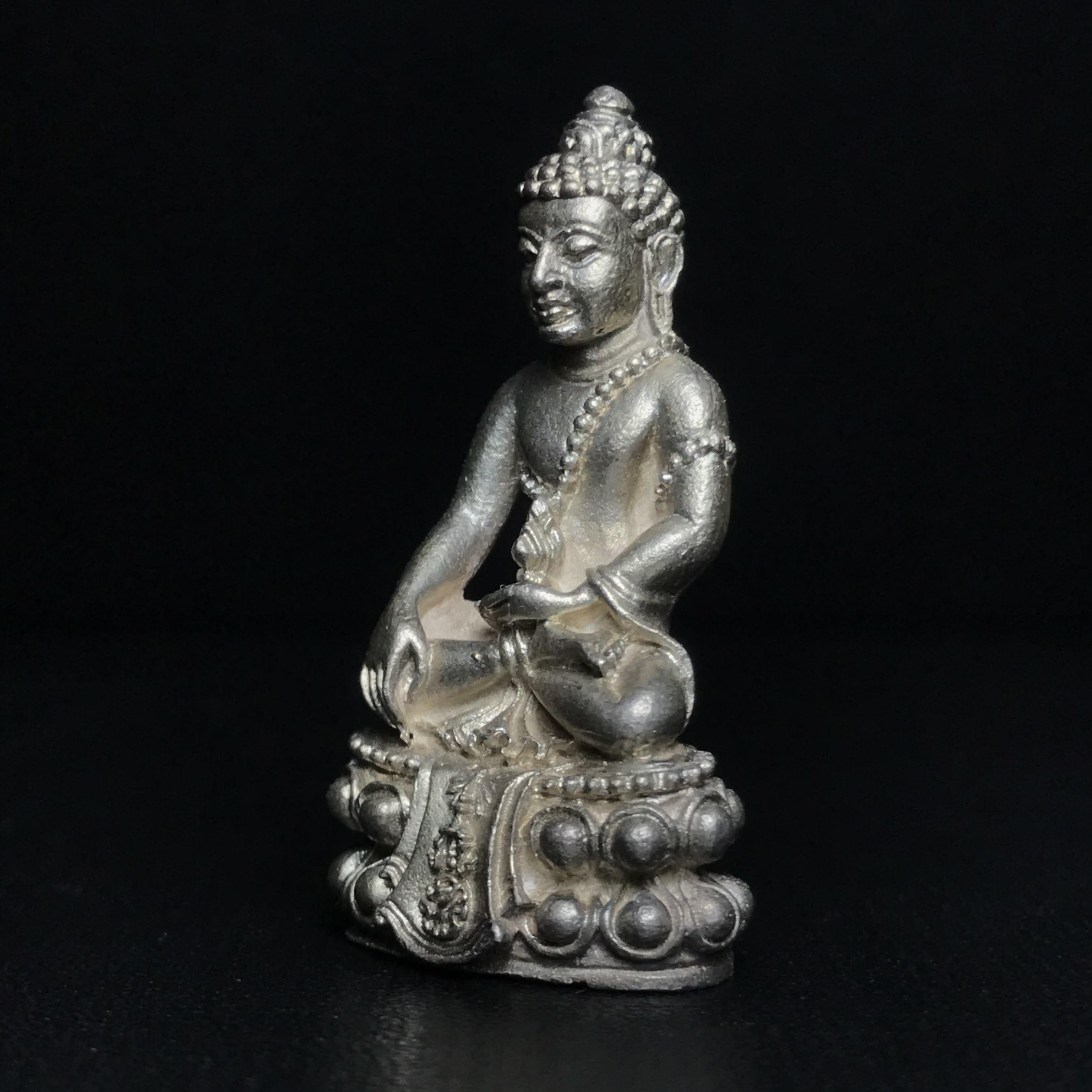 พระกริ่งศิรากาศ(วัตถุมงคล"คุ้มเกล้าฯ") ภปร. รพ.ภูมิพล เนื้อเงินพิมพ์หน้าไทย (ในหลวงรัชกาลที่9เสด็จเททอง)