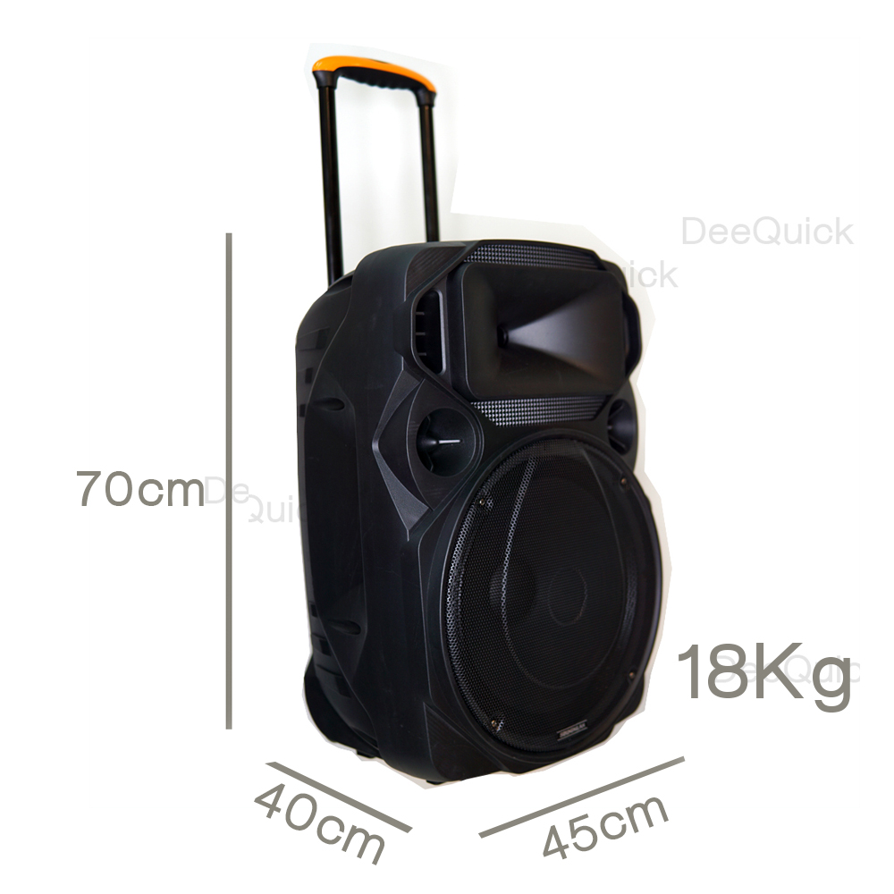 ตู้ลำโพง ลำโพงเคลื่อนที่ 15นิ้ว 60W Soundmilan ML-225 (9916)