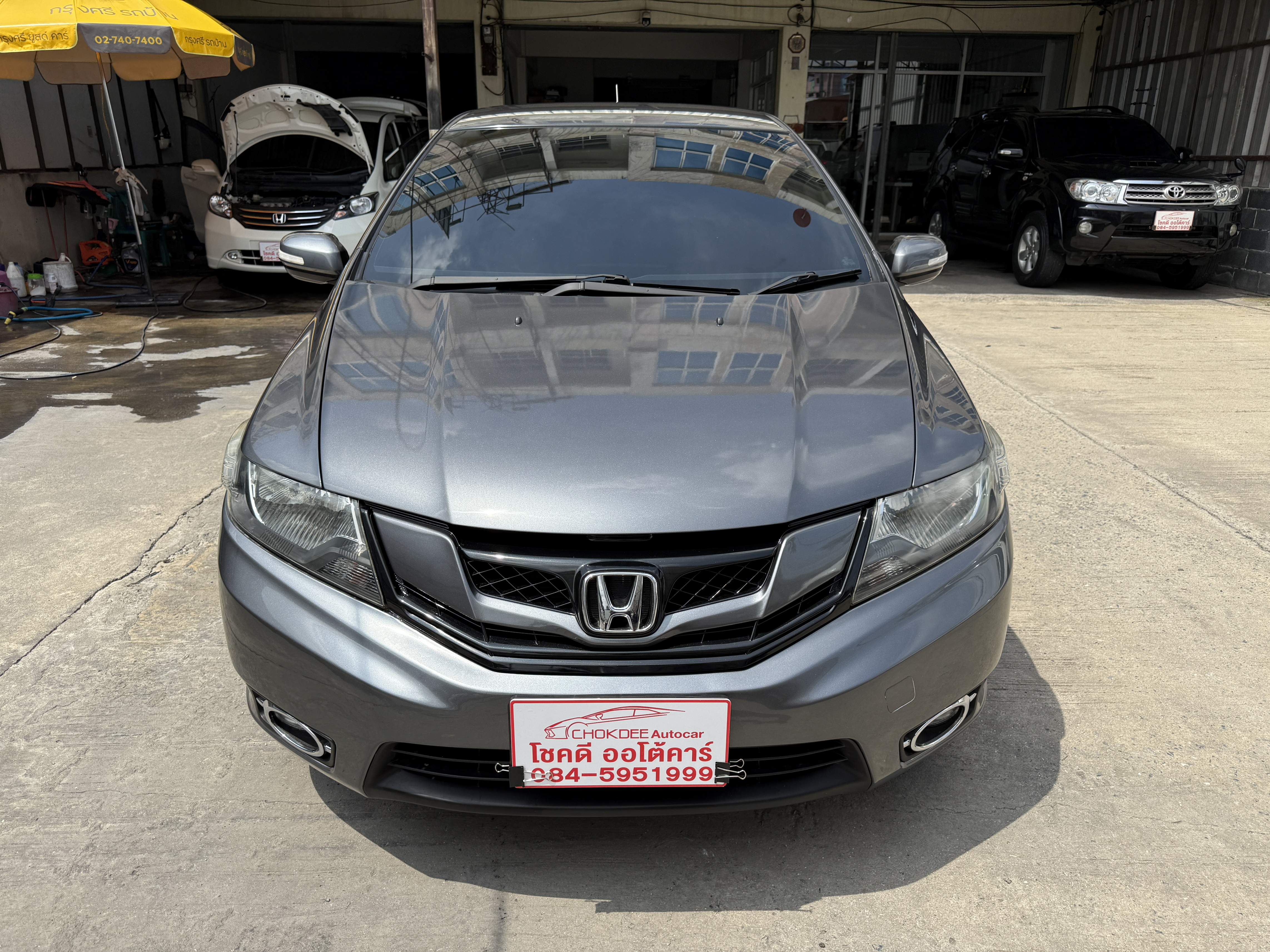 Honda City 1.5 SV At 2013 เทาดำ