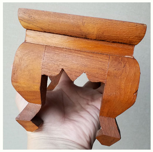 โต๊ะยอด ตั่ง ฐานไม้เล็ก(โต๊ะหมู่แบบแยกชิ้น)