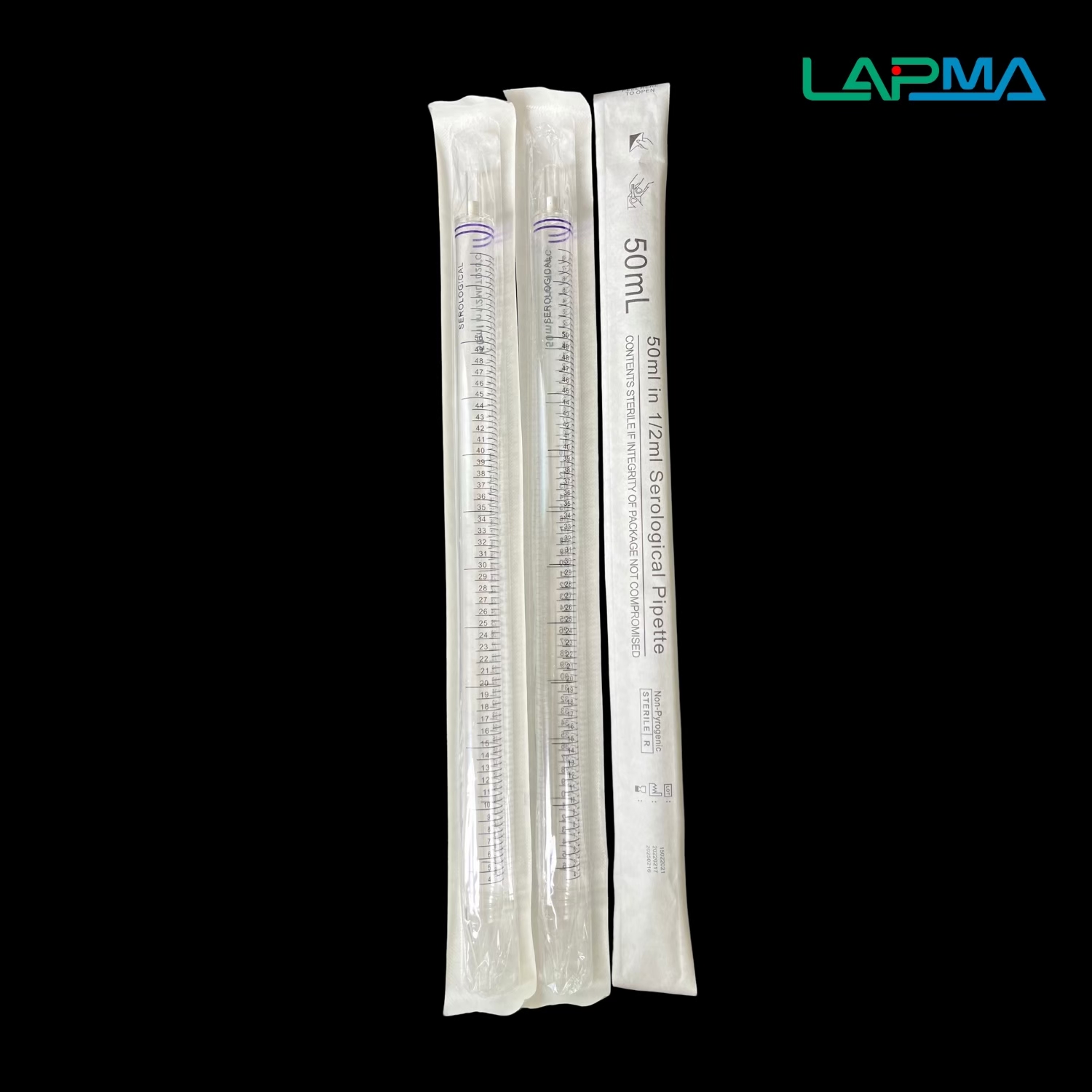ปิเปตพลาสติกชนิดสเตอรไรด์ Serological pipette ,sterile 50 ชิ้น/pack , Single use แบบใช้ครั้งเดียวทิ้ง