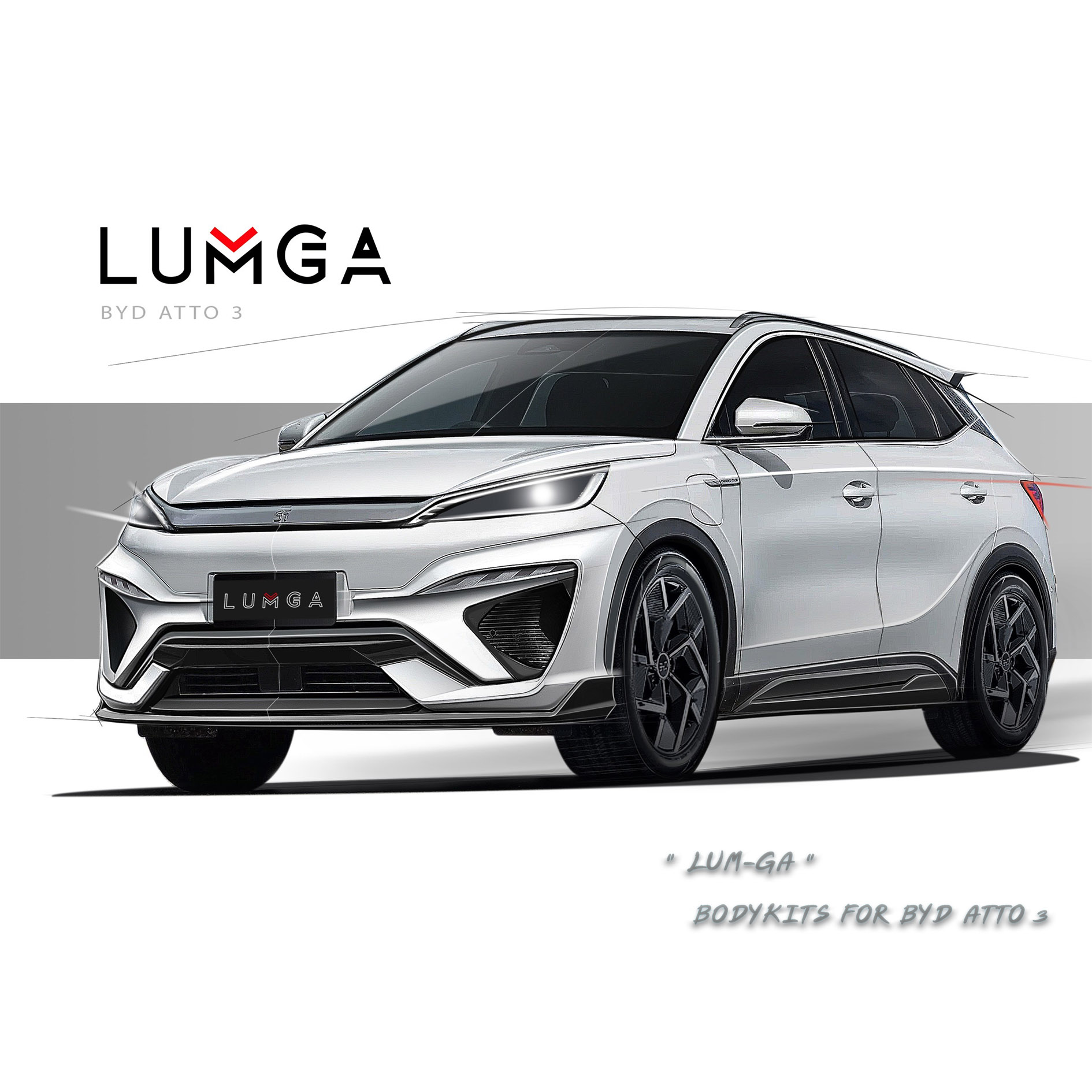 BYD ATTO 3 bodykits by LUMGA bodykits