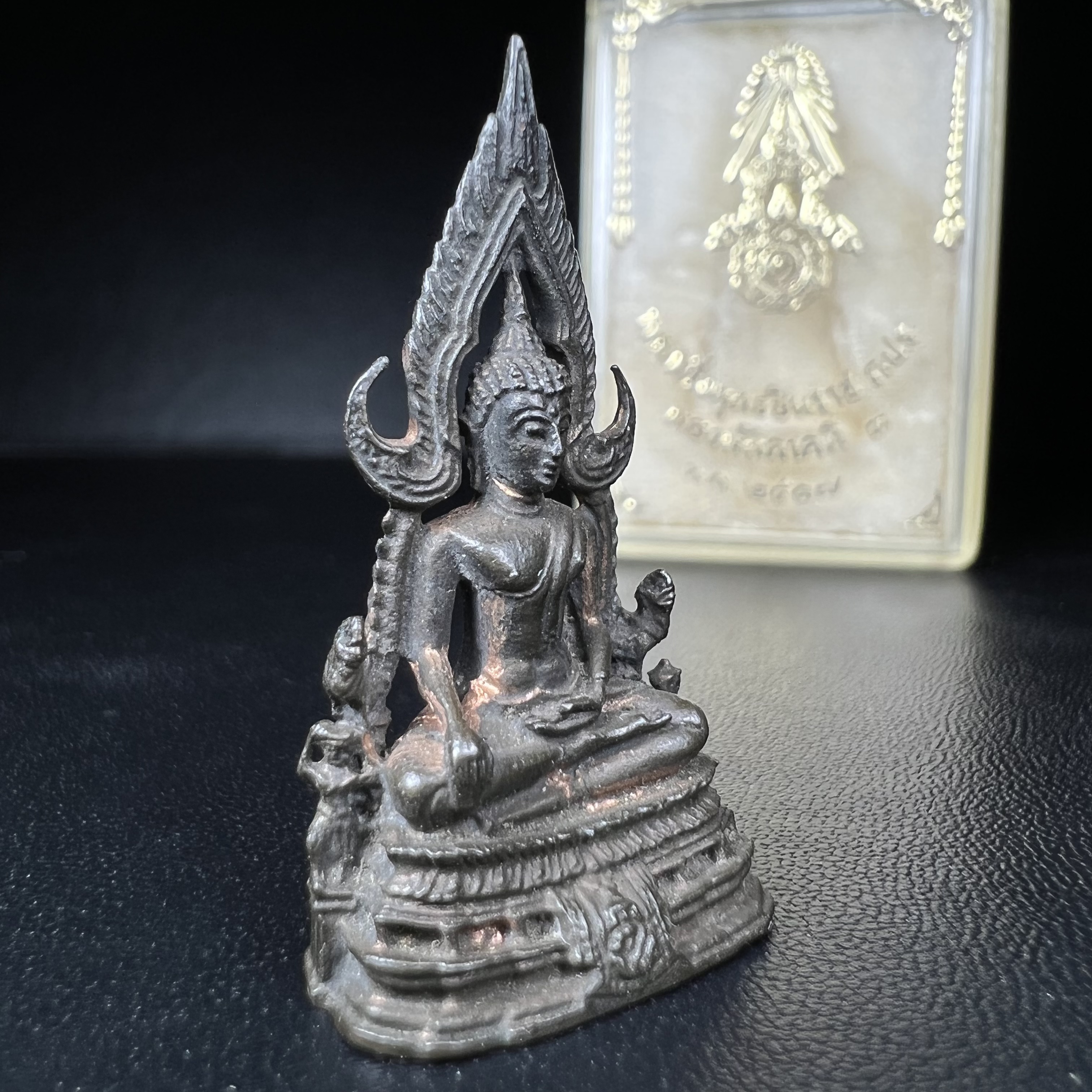 กริ่งพระพุทธชินราช ภปร. กองทัพภาคที่3จัดสร้าง ปี2517 เนื้อนวโลหะกล่องเดิม(คัดสภาพสวย)(หายาก)(ในหลวง ร.9 เสด็จในพิธี)