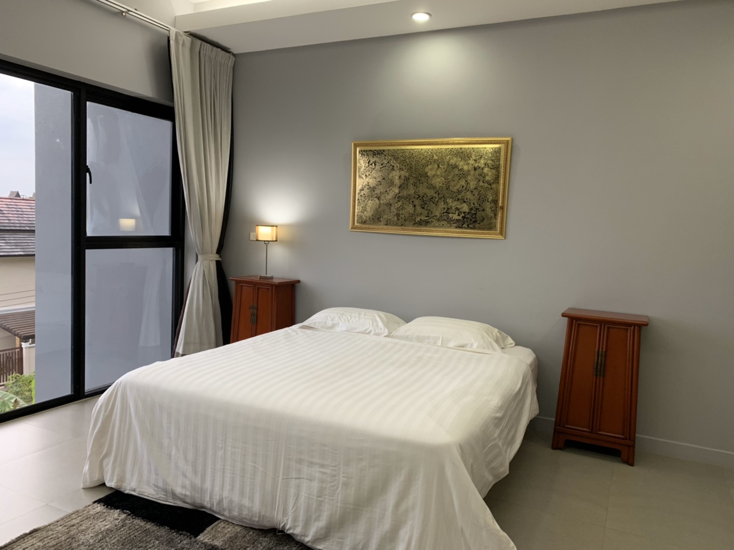 For Rent : Chalong, Private Pool Villa, Modren Style, 4 Bedrooms, Mountain view.