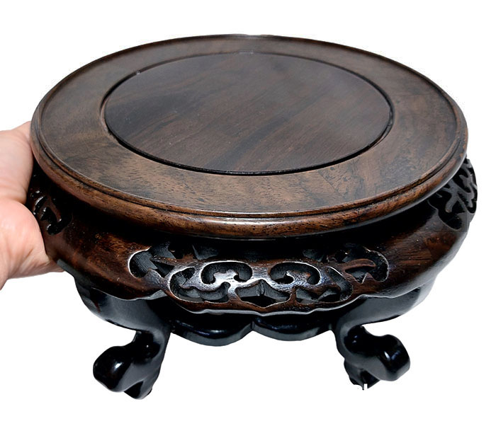 กี๋หรือฐานไม้สไตล์จีน ท๊อป 22.5cm