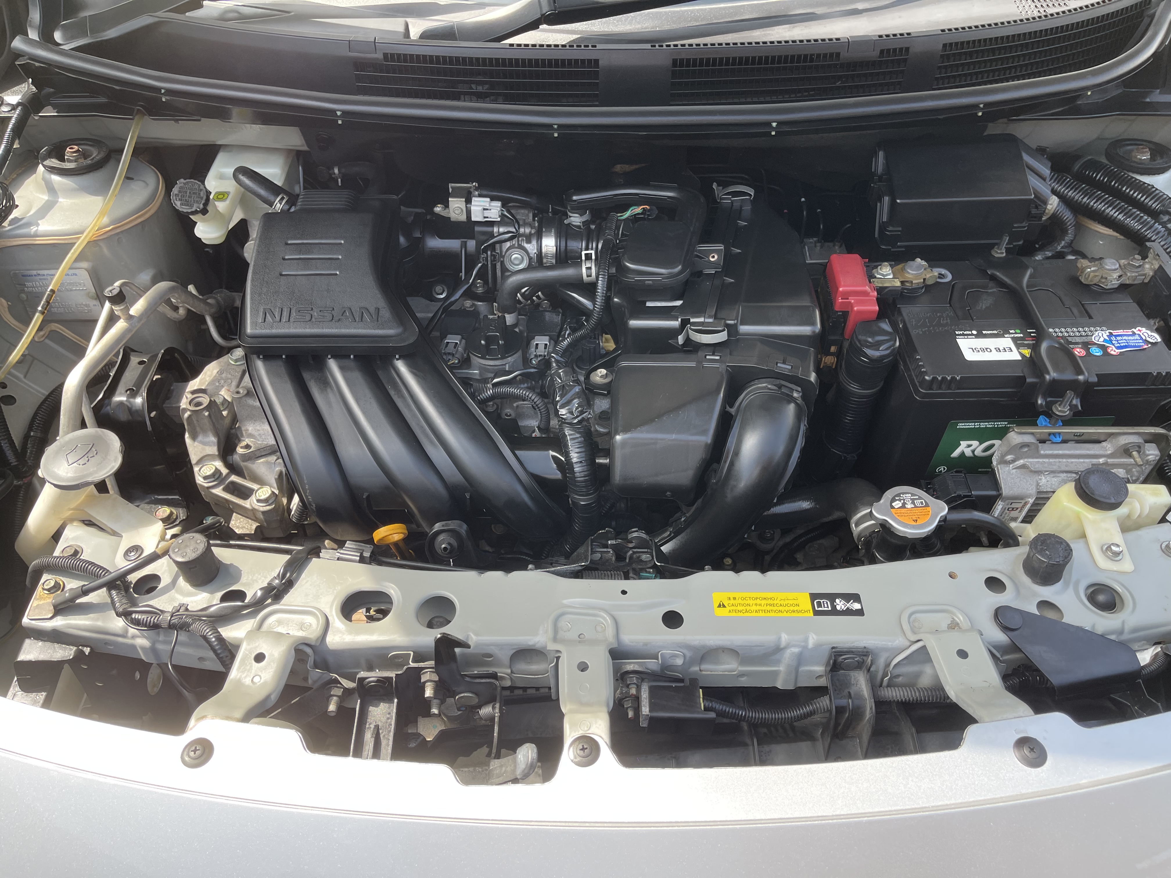 Nissan Almera 1.2 VL At 2012 เงิน