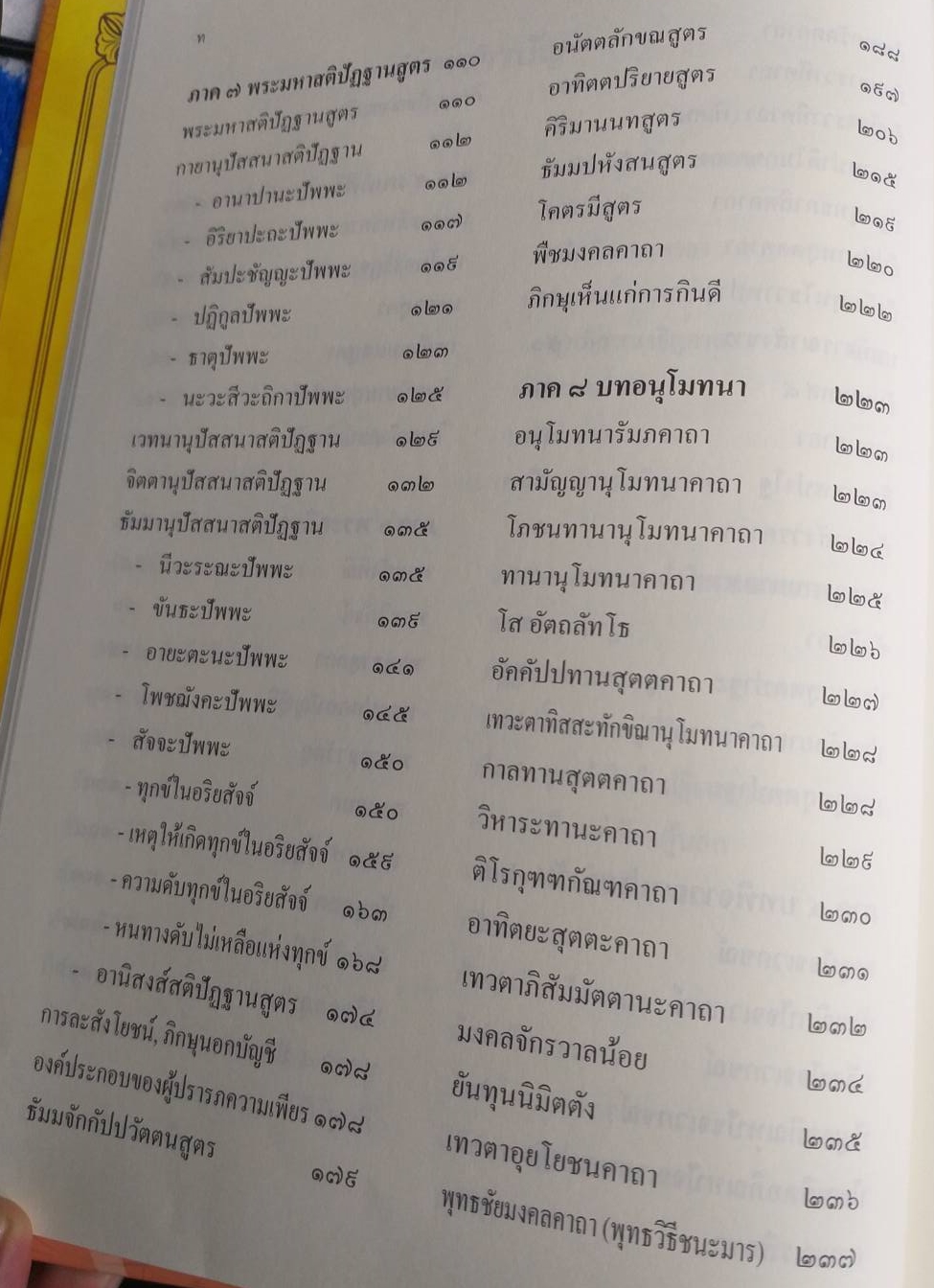 หนังสือ ทำวัตรเช้าเย็นและมหาสติปัฏฐานสูตรแปล