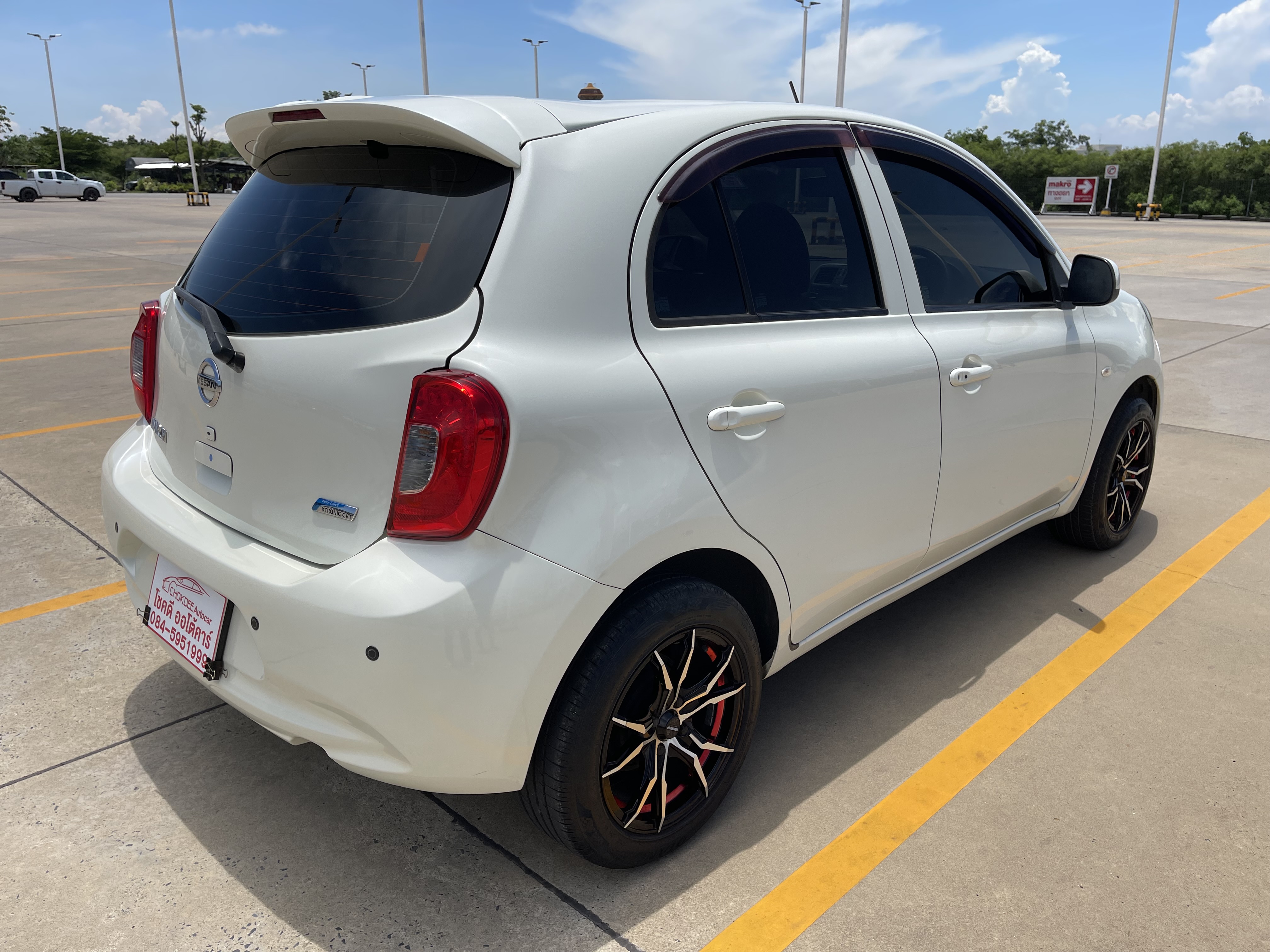 Nissan March 1.2 EL At 2016 ขาวมุก