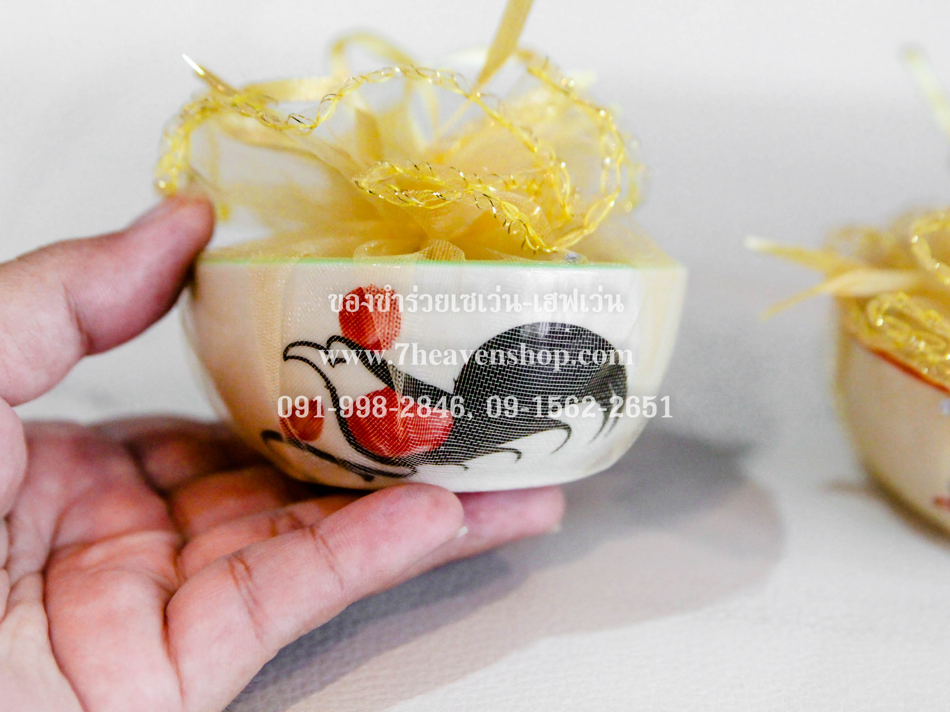 ของชำร่วยงานศพ ถ้วยตราไก่ 3 นิ้ว (ถ้วยน้ำจิ้ม)