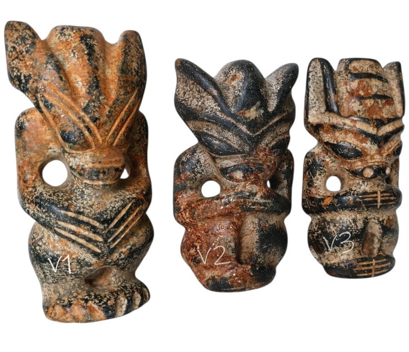 รูปปั้นหิน เทวรูปหิน หินรูปเอเลี่ยนต่างๆ (หินแม่เหล็กดูดติด)